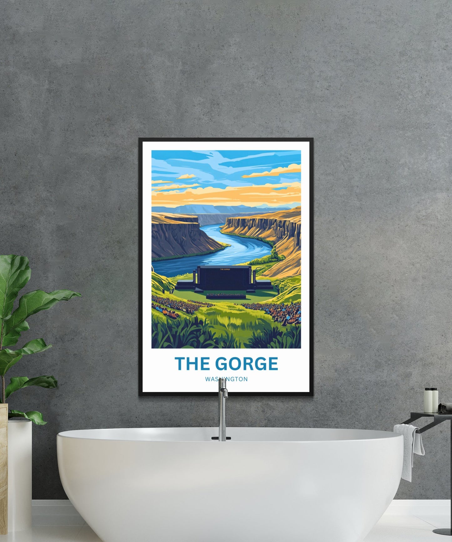 The Gorge Travel Poster- Washington State