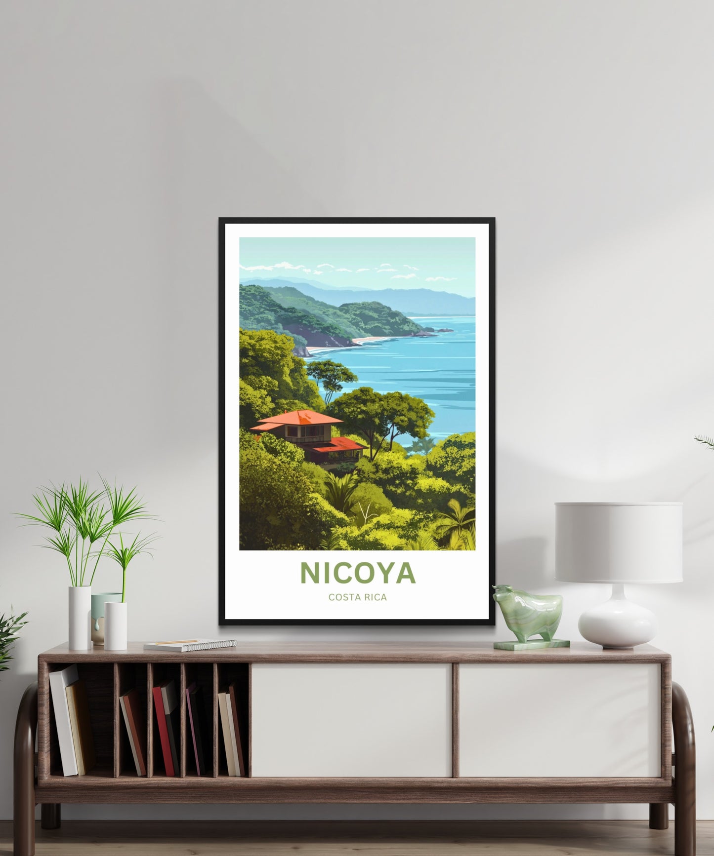 Nicoya, Costa Rica Travel Poster -Ocean Serenity