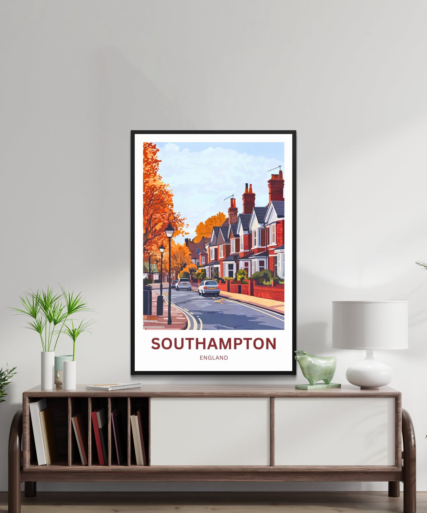 Southampton Travel Poster- Timeless Streets of England