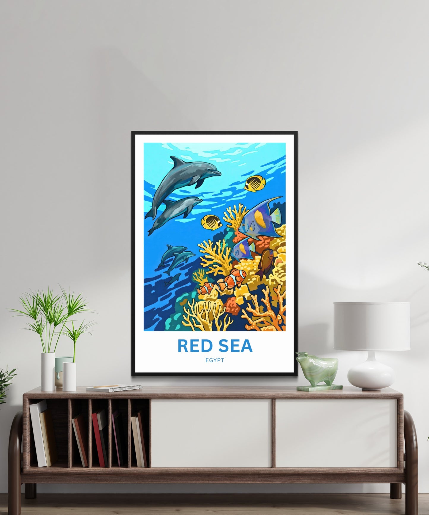 Red Sea Travel Poster - Beneath the Surface