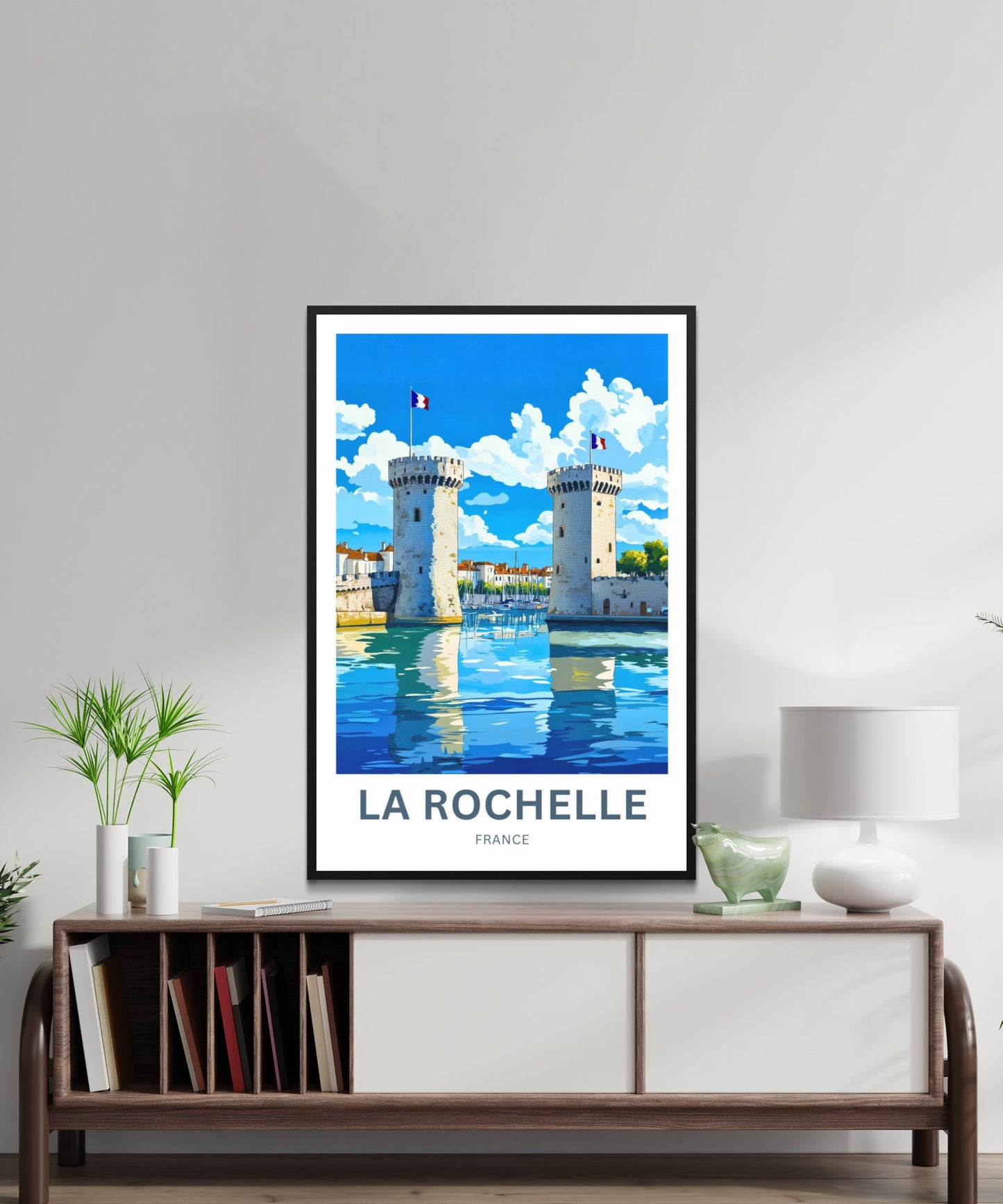 La Rochelle Travel Poster - France