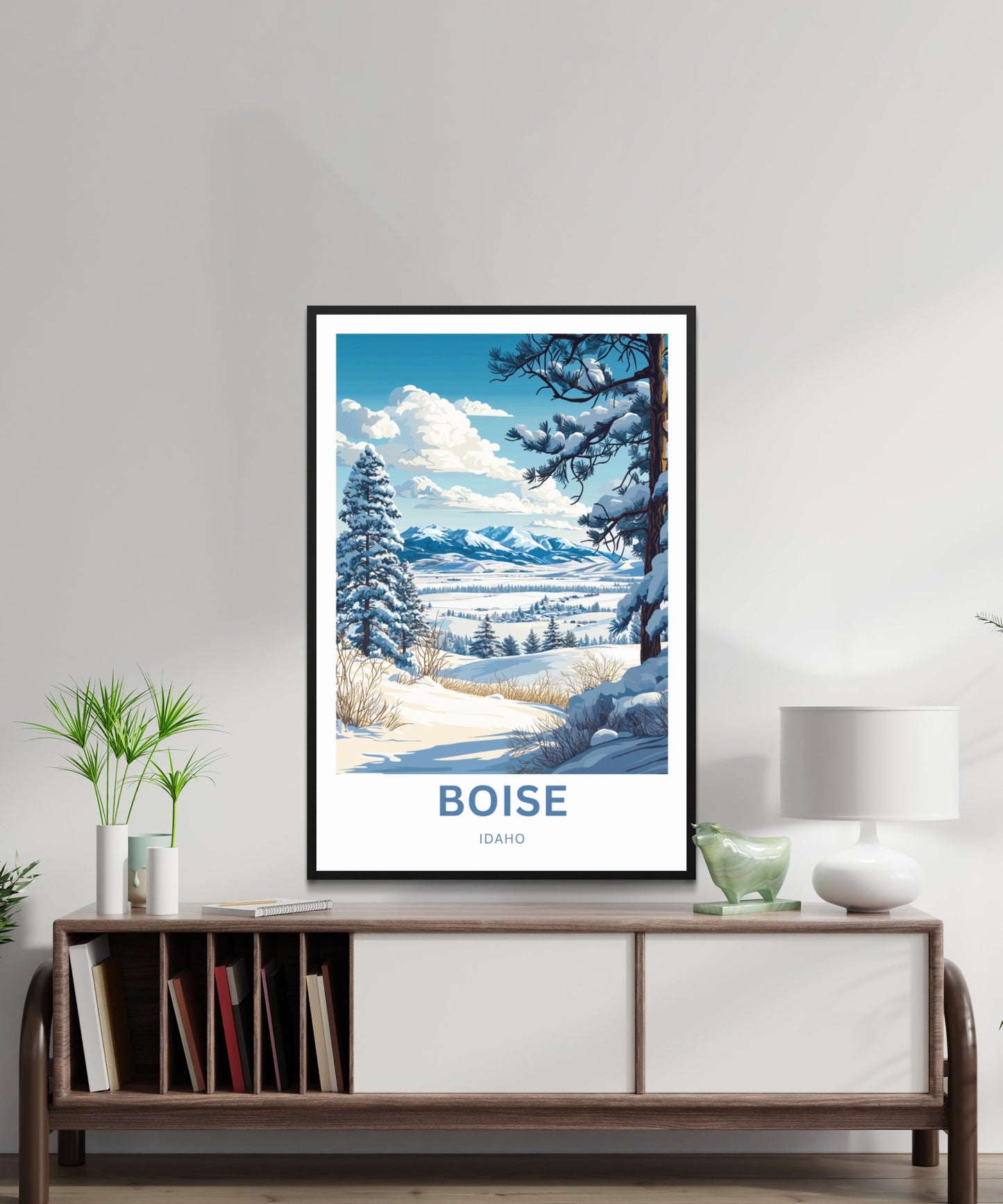 Boise Travel Poster