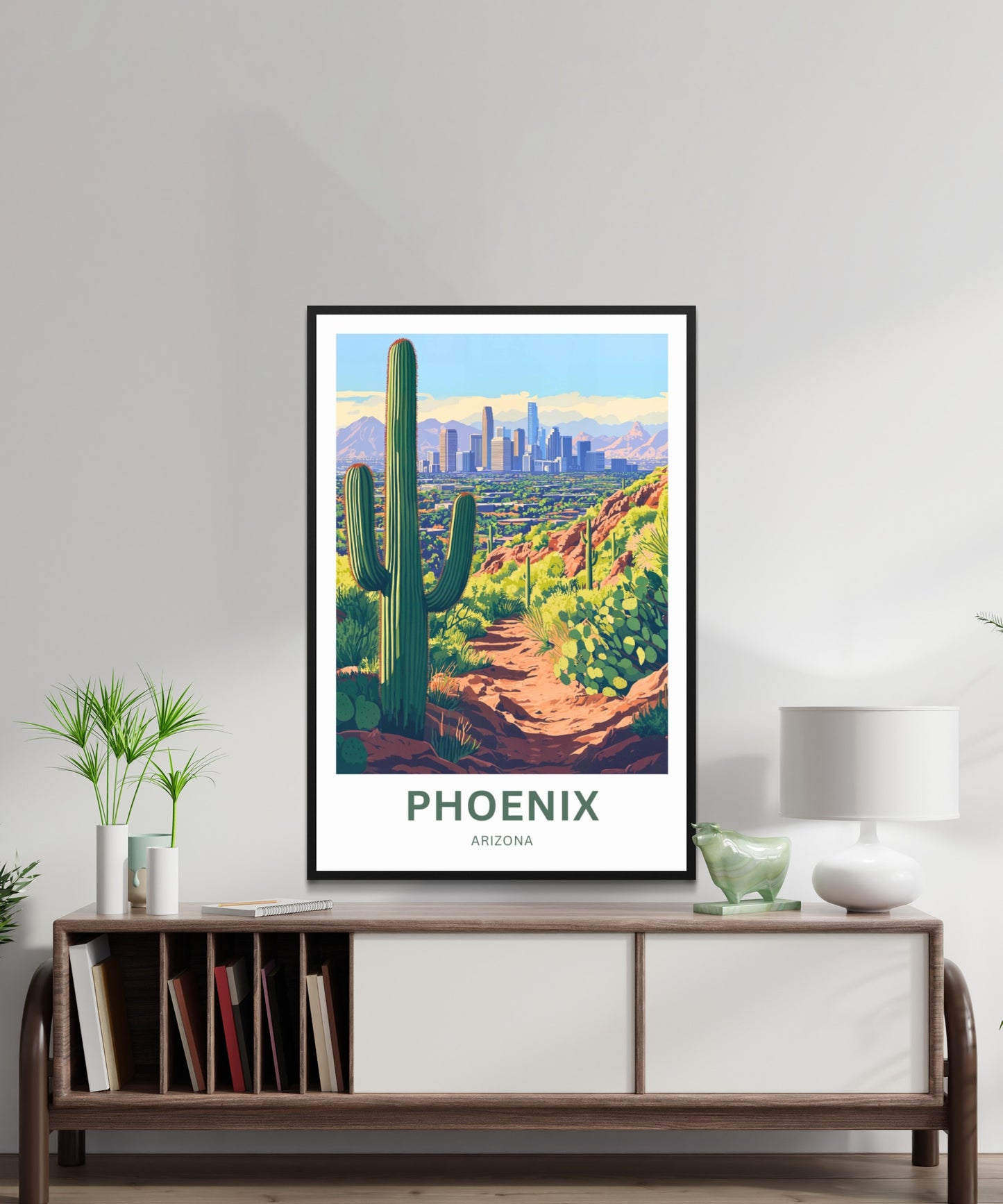 Phoenix Travel Poster - Arizona Desert Dreams