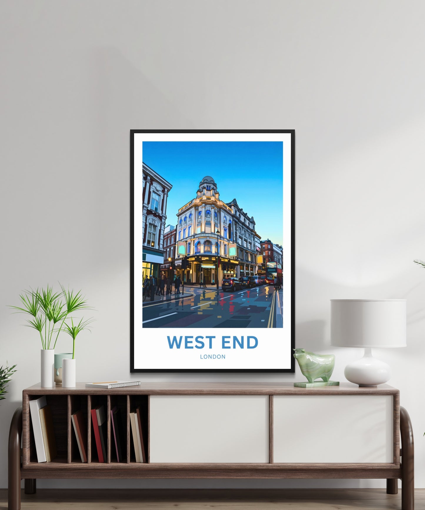 West End Travel Poster - London Nights