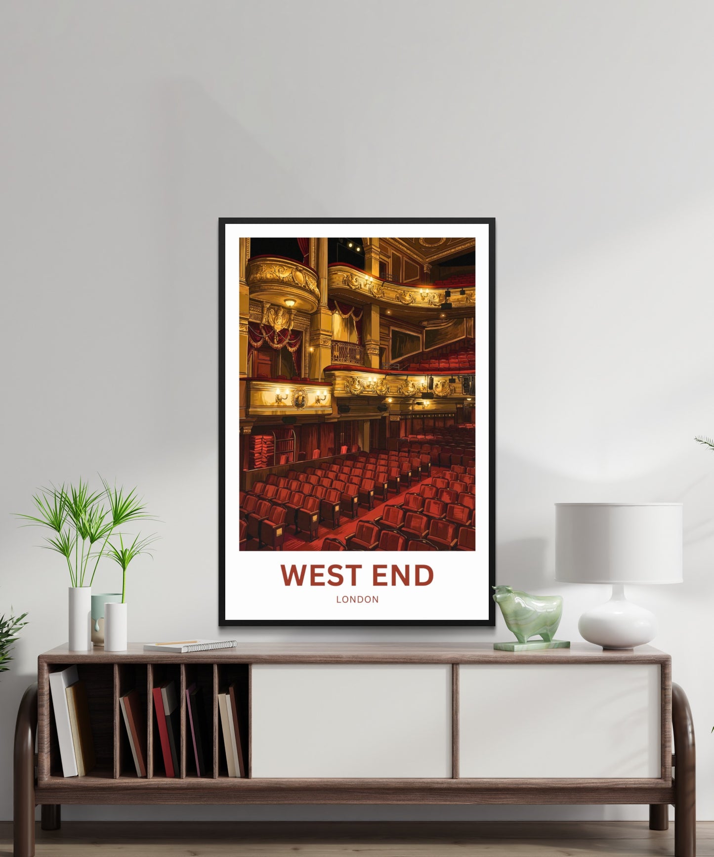 West End Travel Poster - Theatre