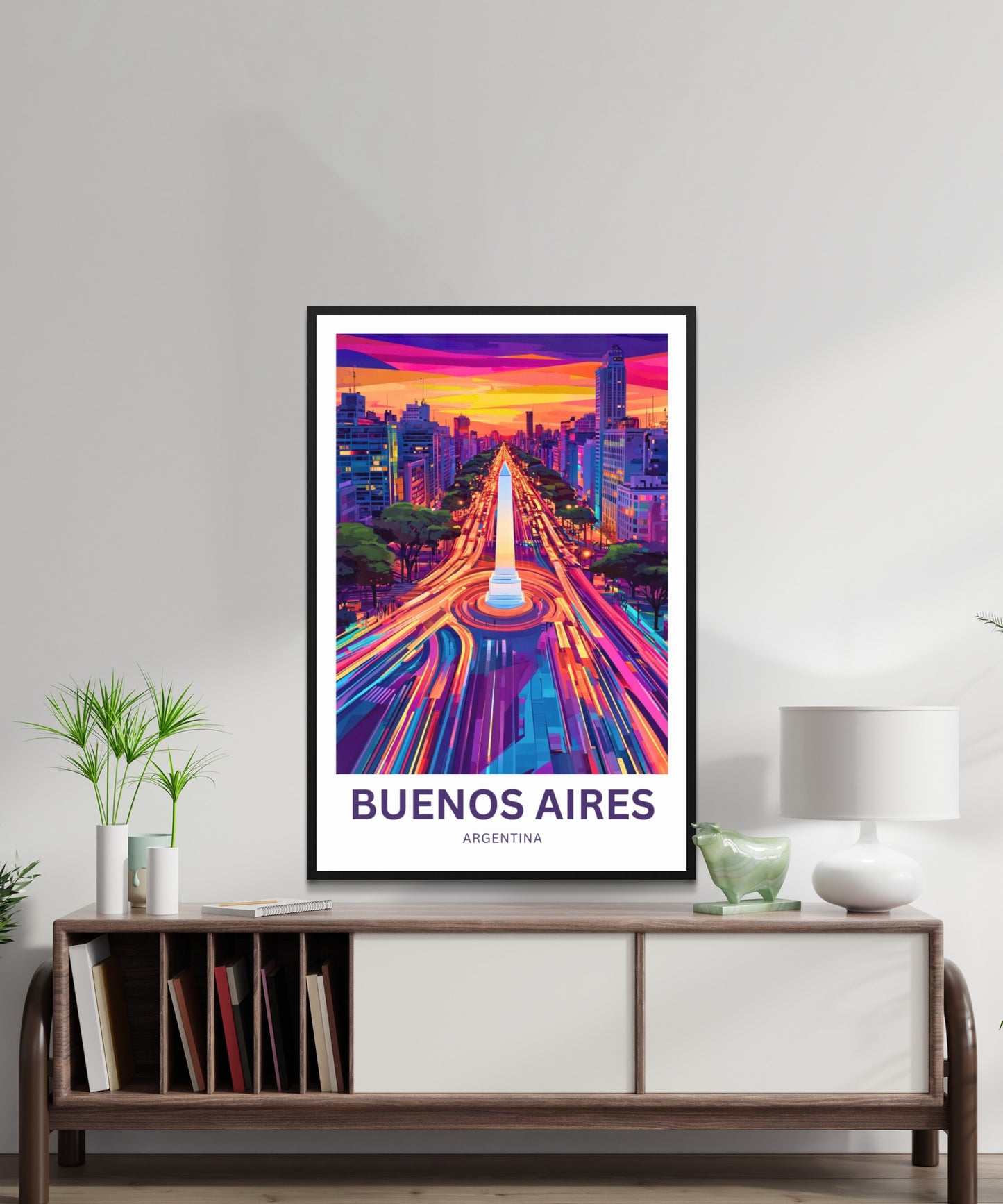 Buenos Aires Travel Poster - The Heart of Argentina