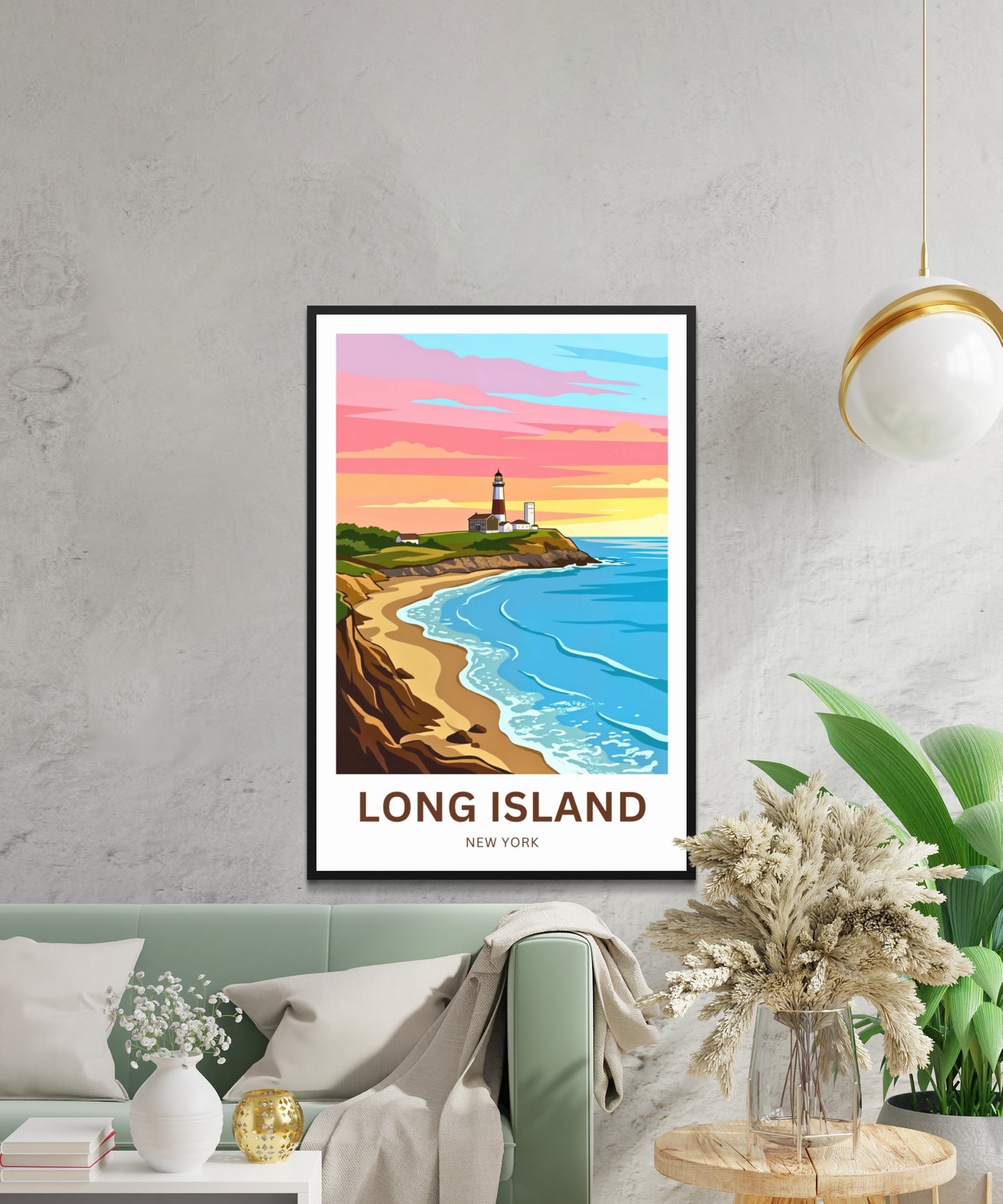 Long Island Travel Poster - Montauk by the Sea