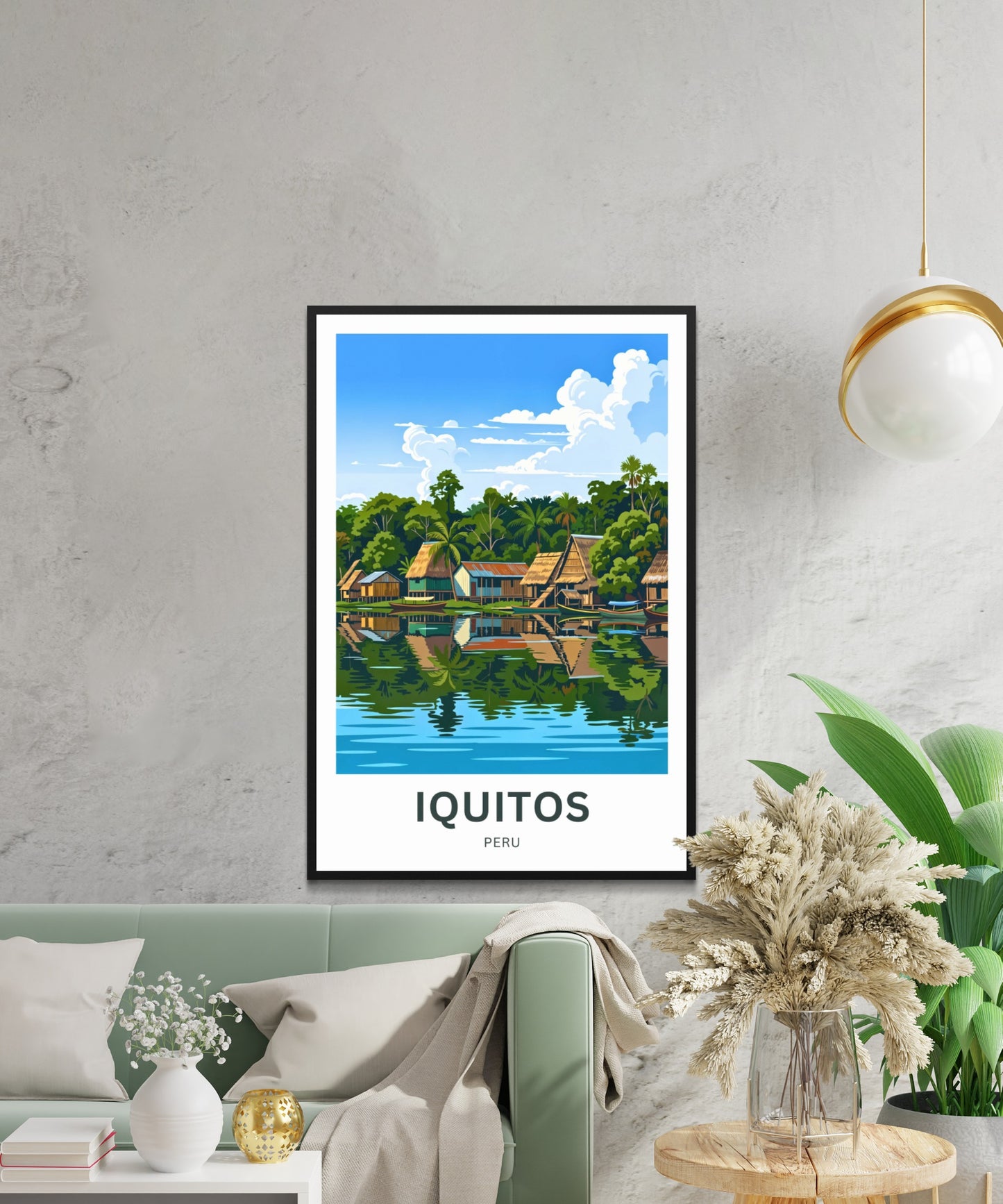 Iquitos Travel Poster - Gateway to the Amazon