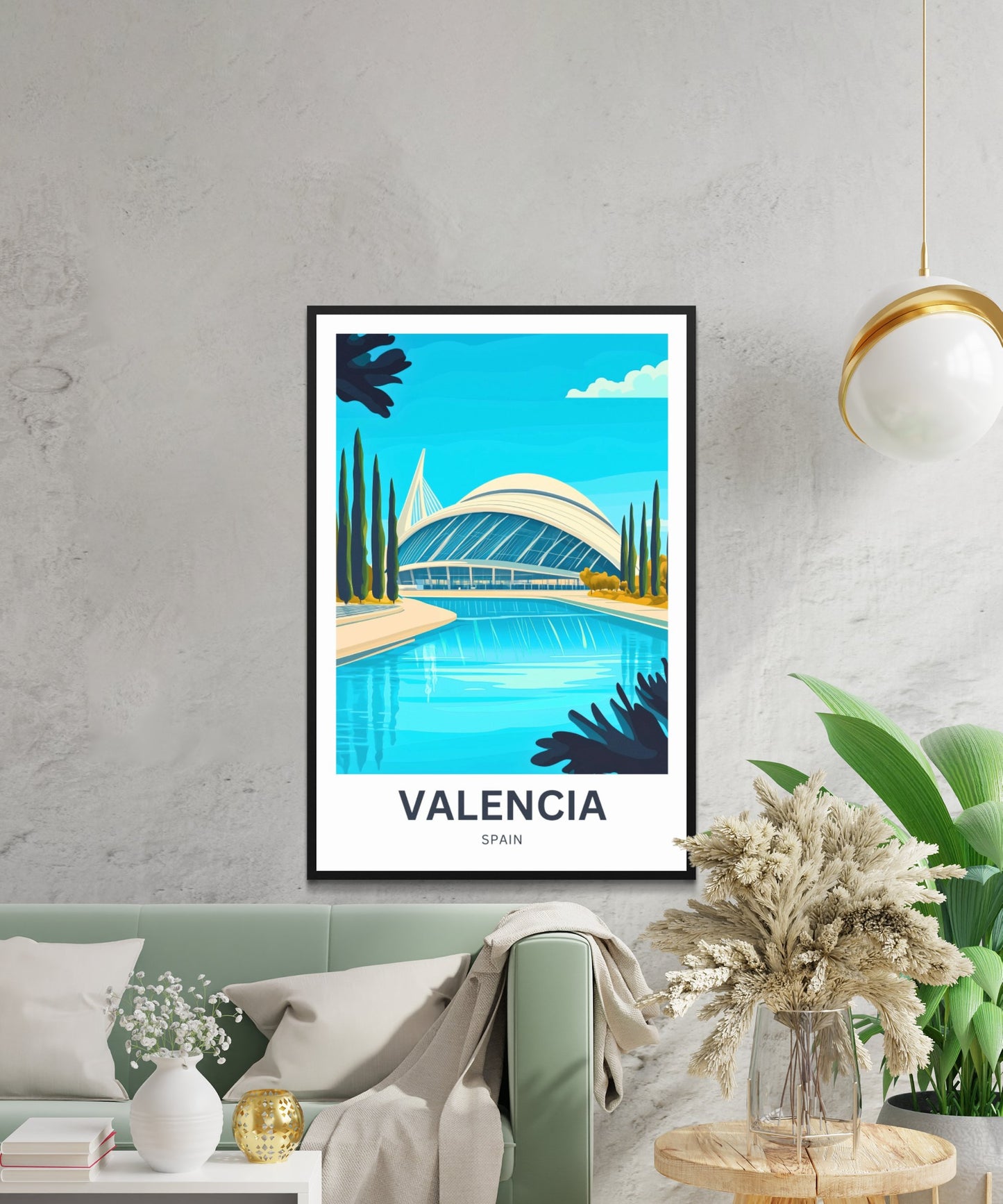 Valencia Travel Poster- The Science Park