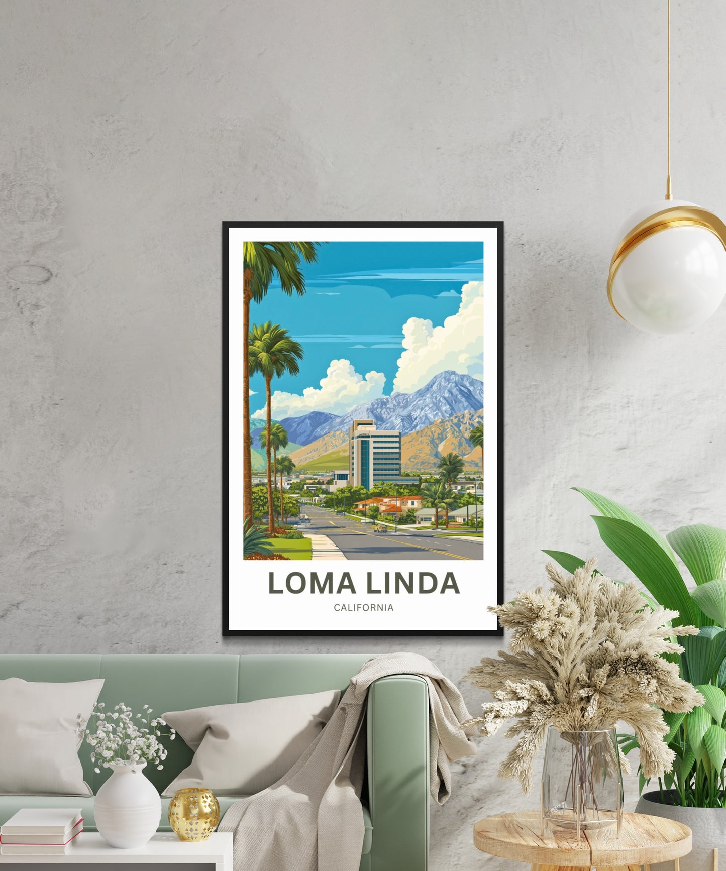 Loma Linda Travel Poster - Street View