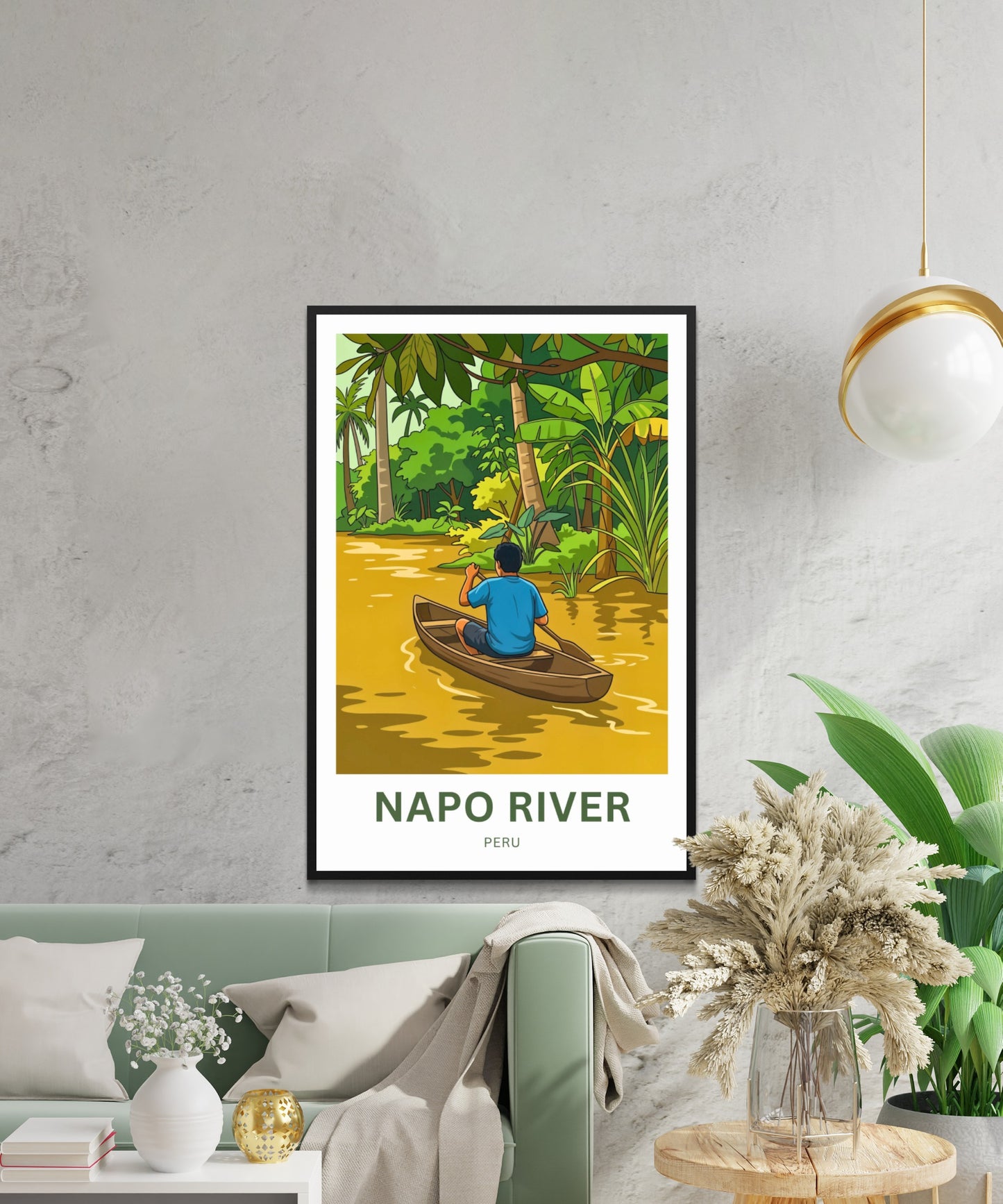 Napo River Travel Poster - Journey