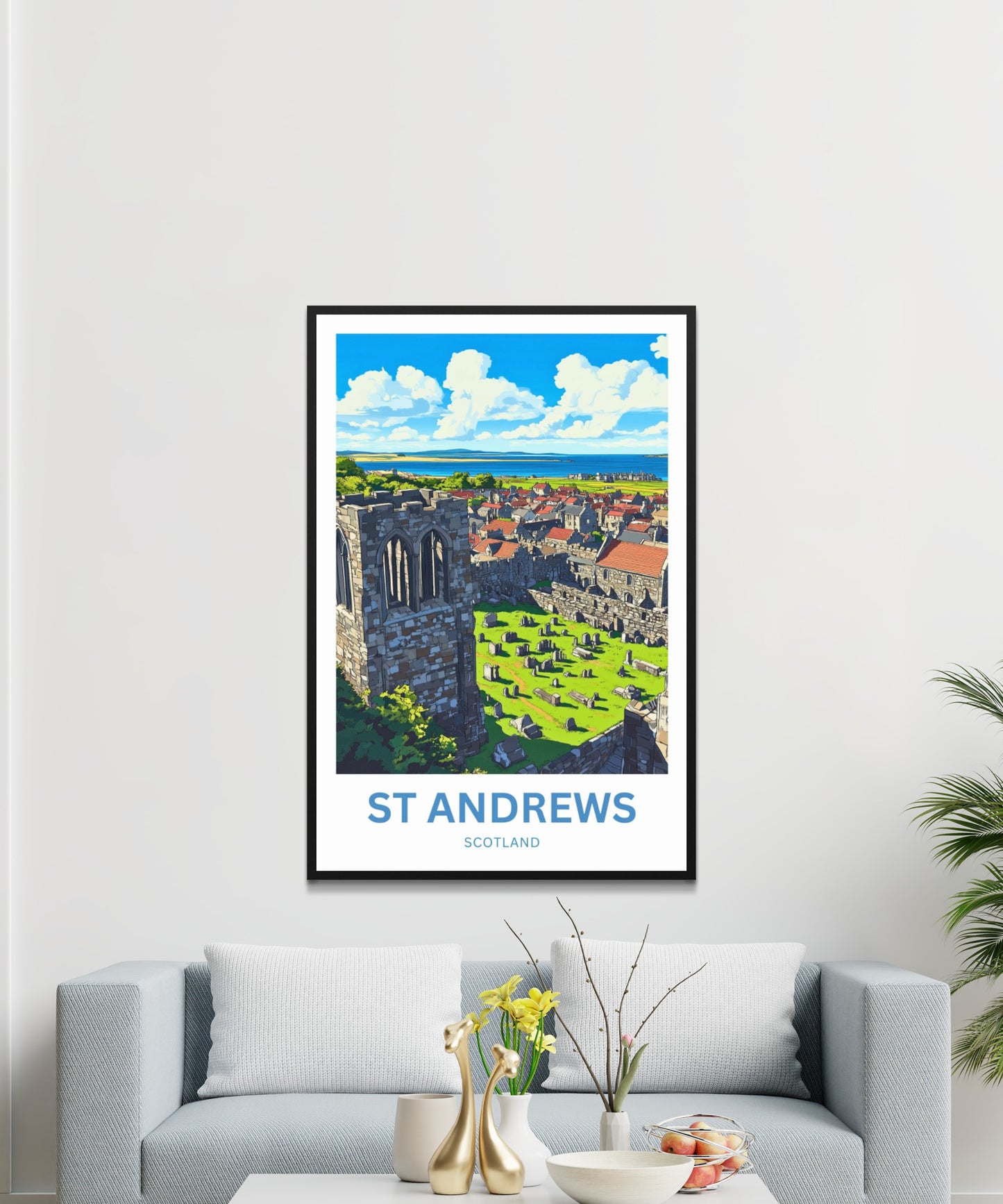 St. Andrews Travel Poster - Historical Land
