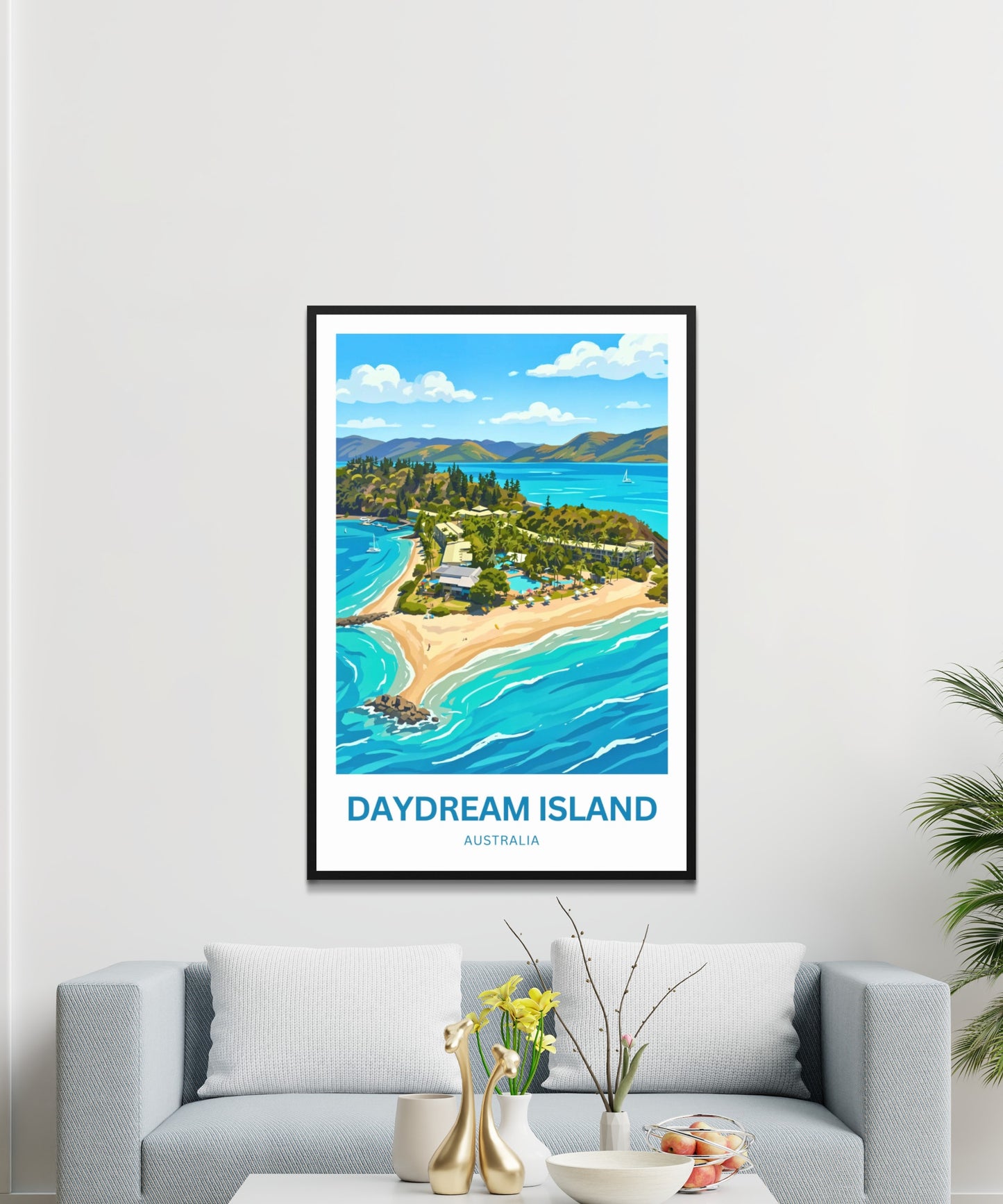 Daydream Island Travel Poster - Paradise Found