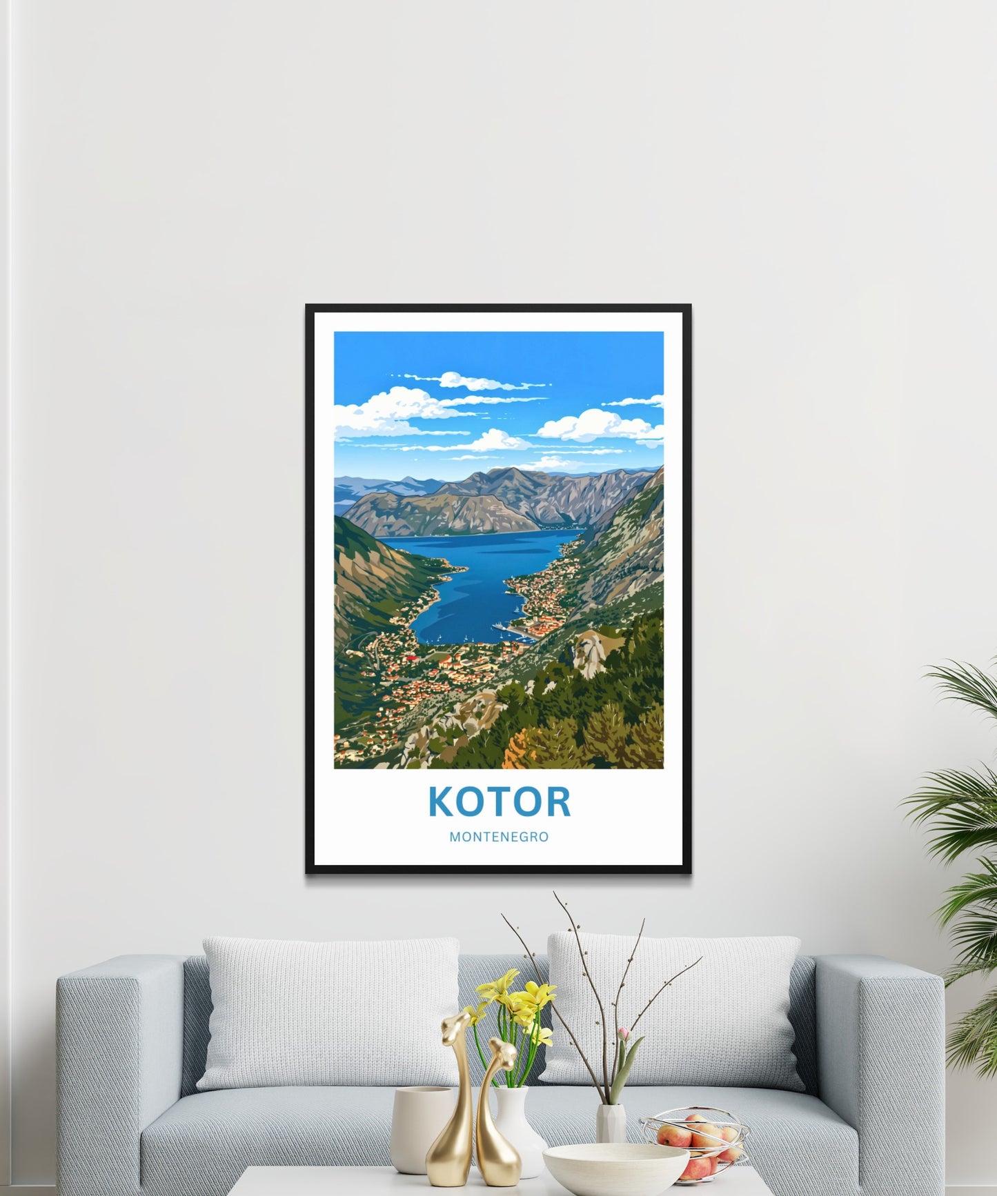 Kotor Travel Poster - Montenegro’s Hidden Gem