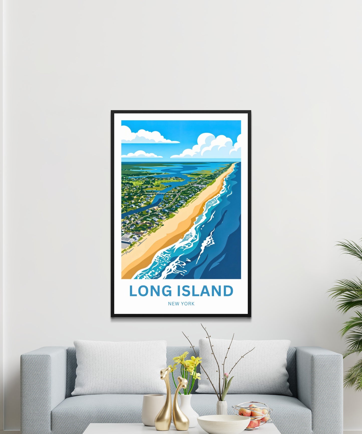 Long Island Travel Poster - Amazing Long Shores