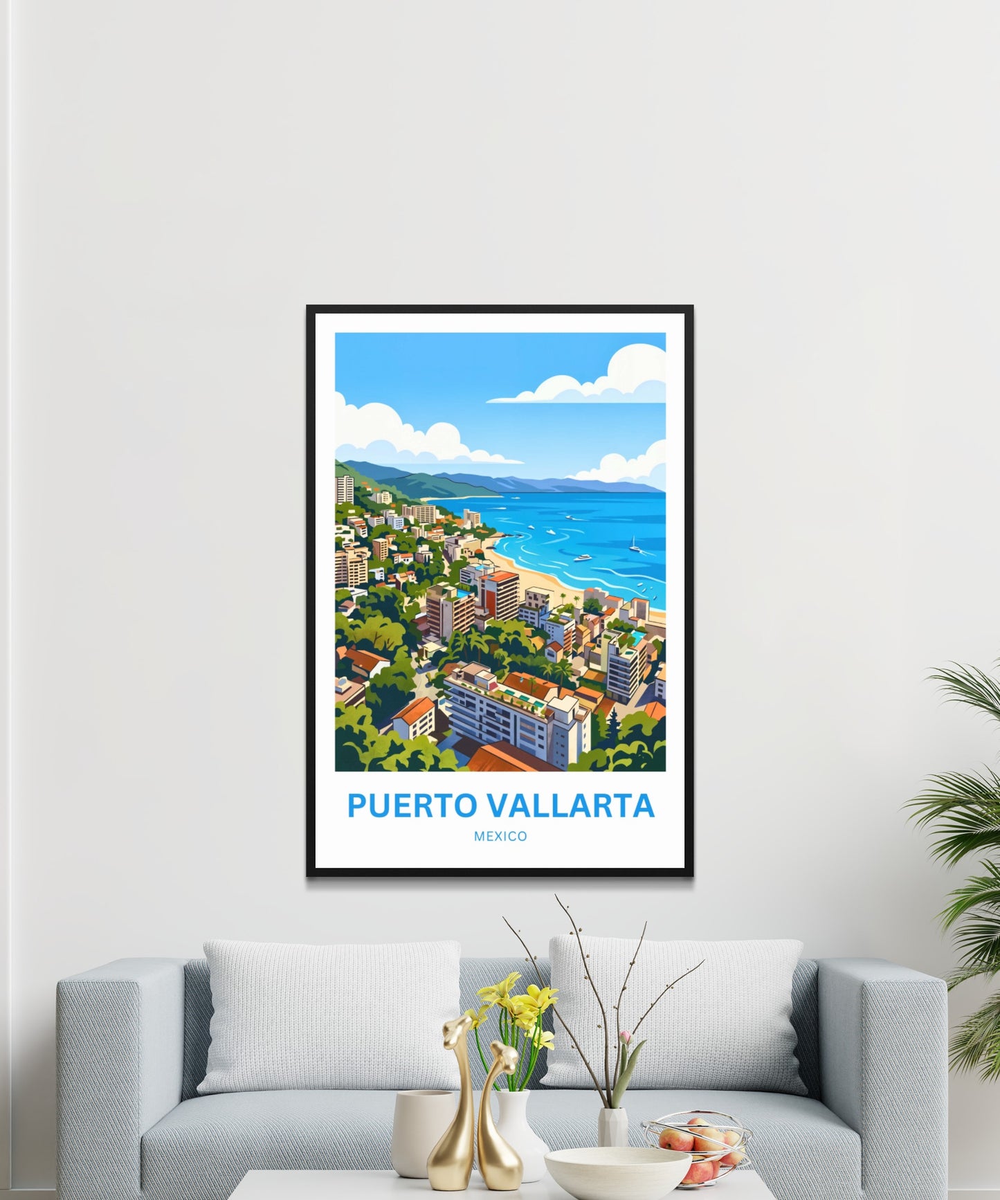 Puerto Vallarta Travel Poster - Pacific Jewel