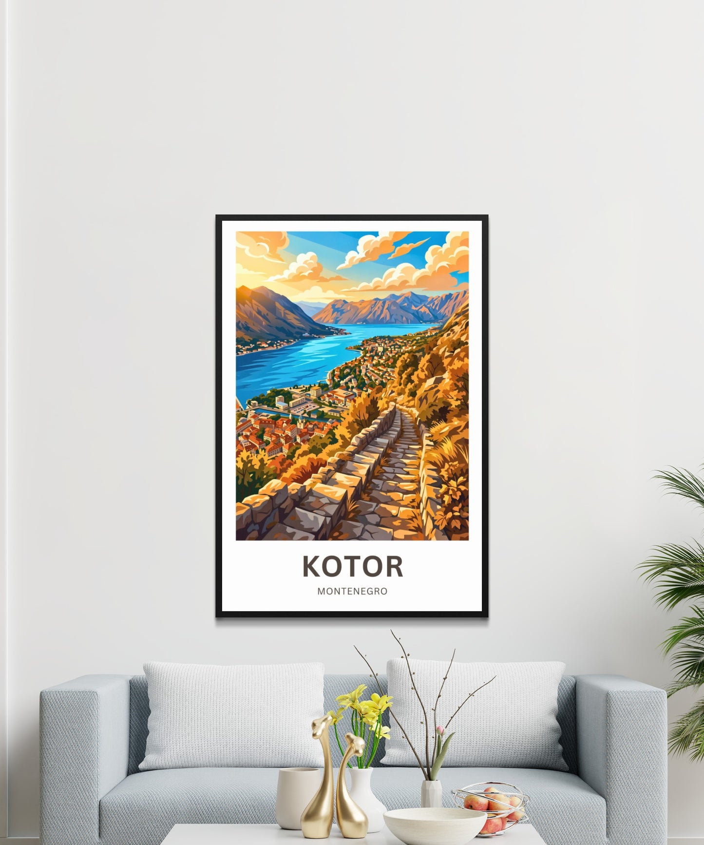 Kotor Travel Poster - Iconic Landmark