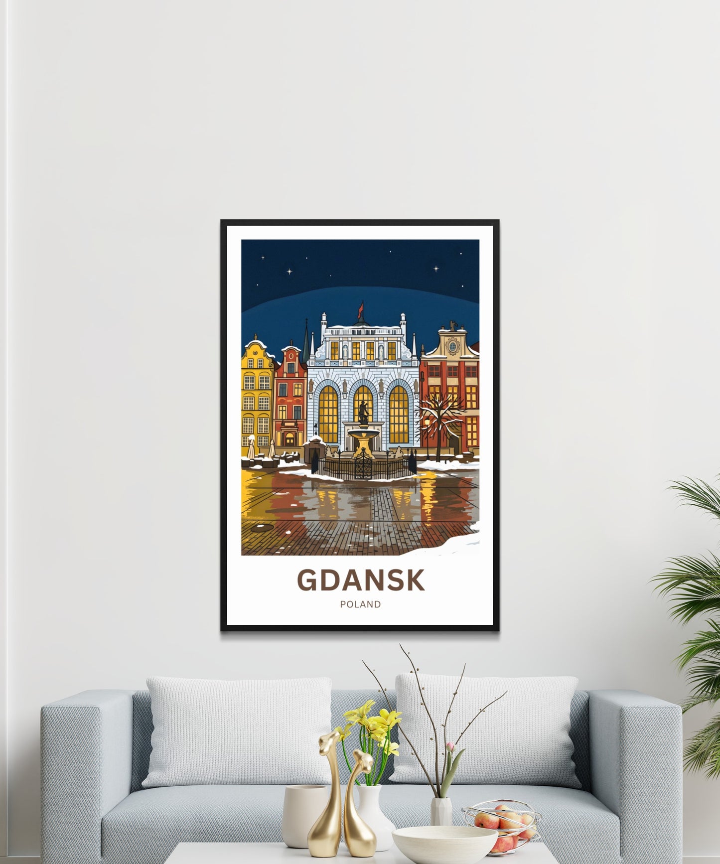 Gdańsk Travel Poster - Captivating Building View
