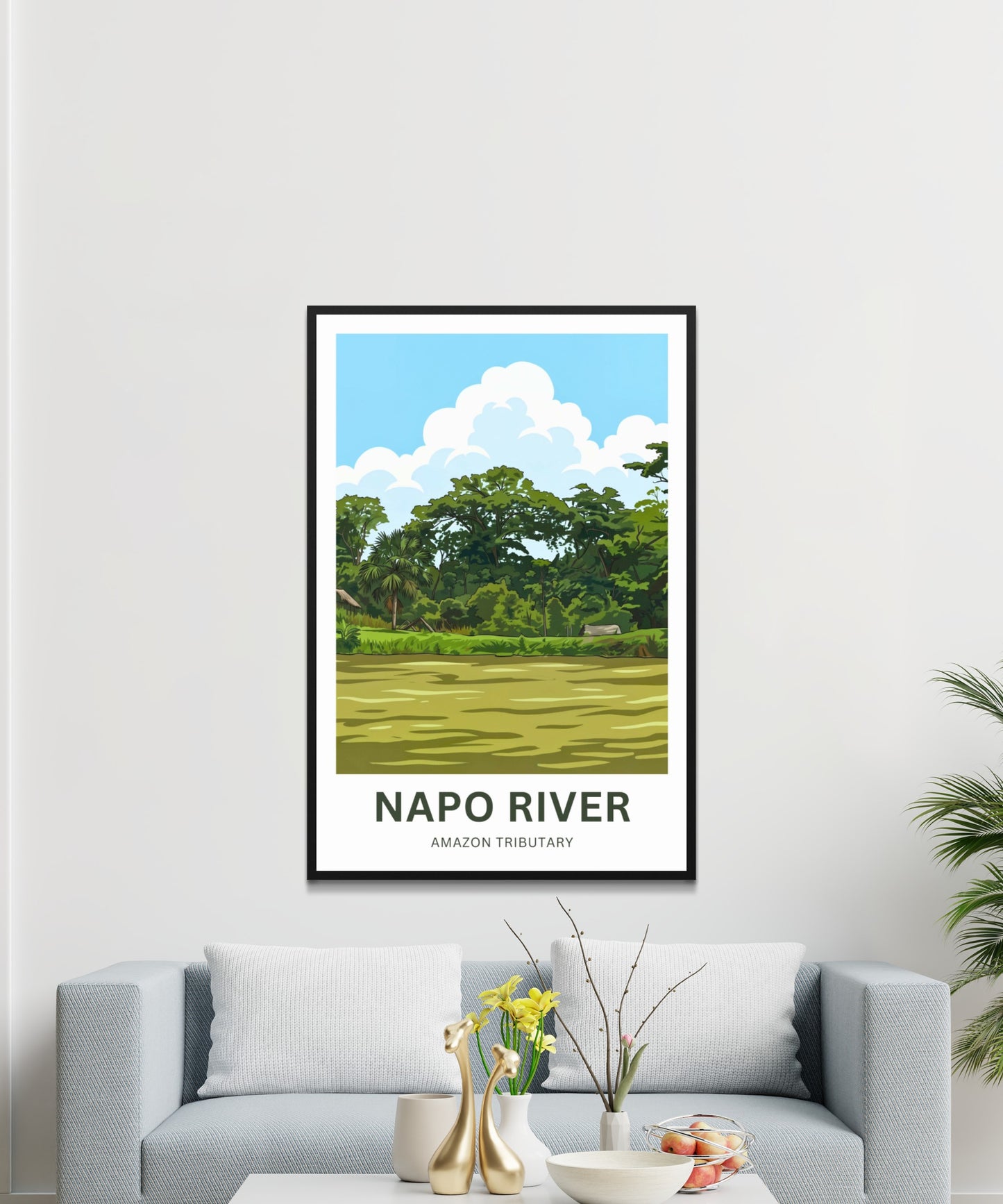 Napo River Travel Poster - Captivating Serenity