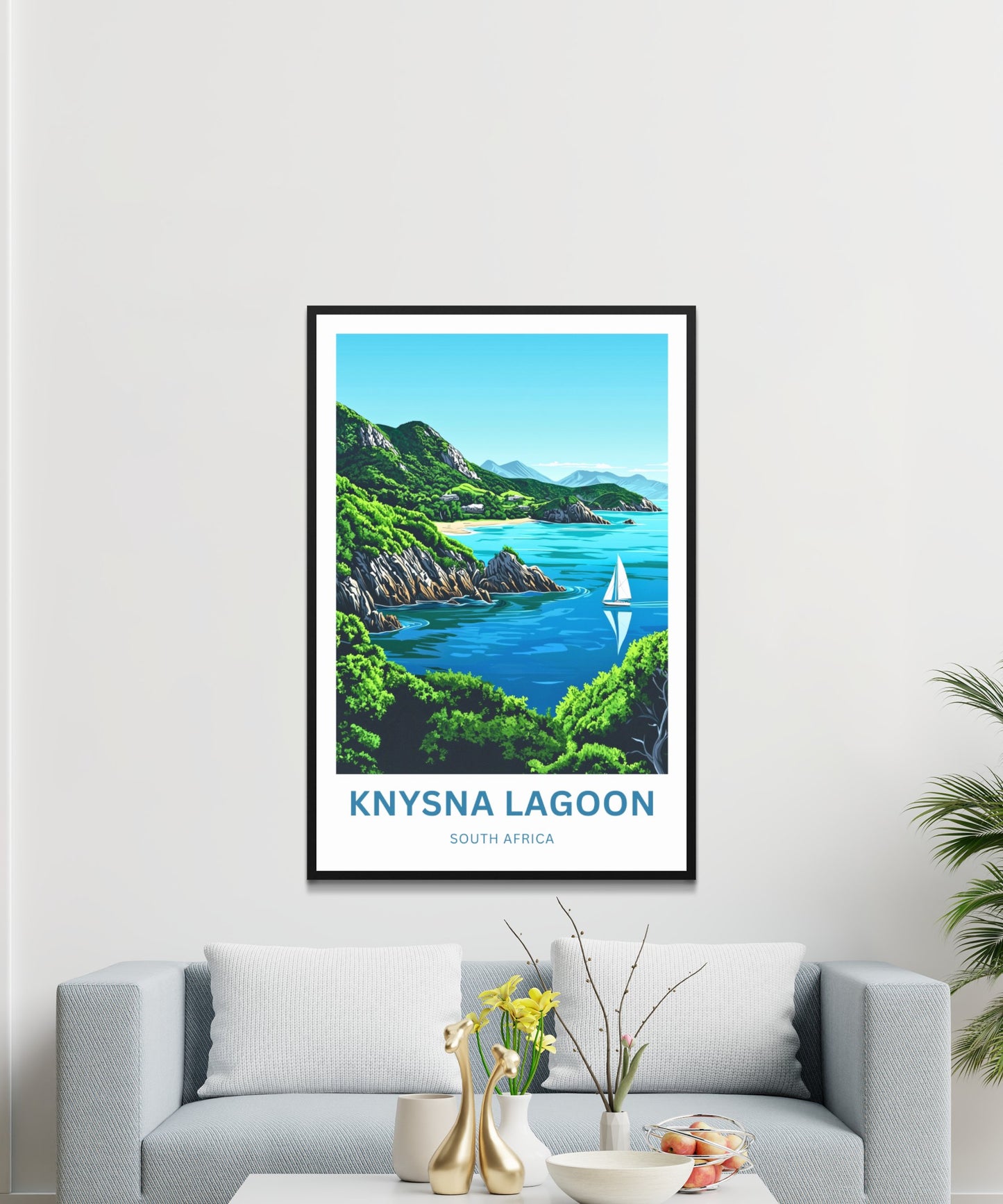 Knysna Lagoon Travel Poster