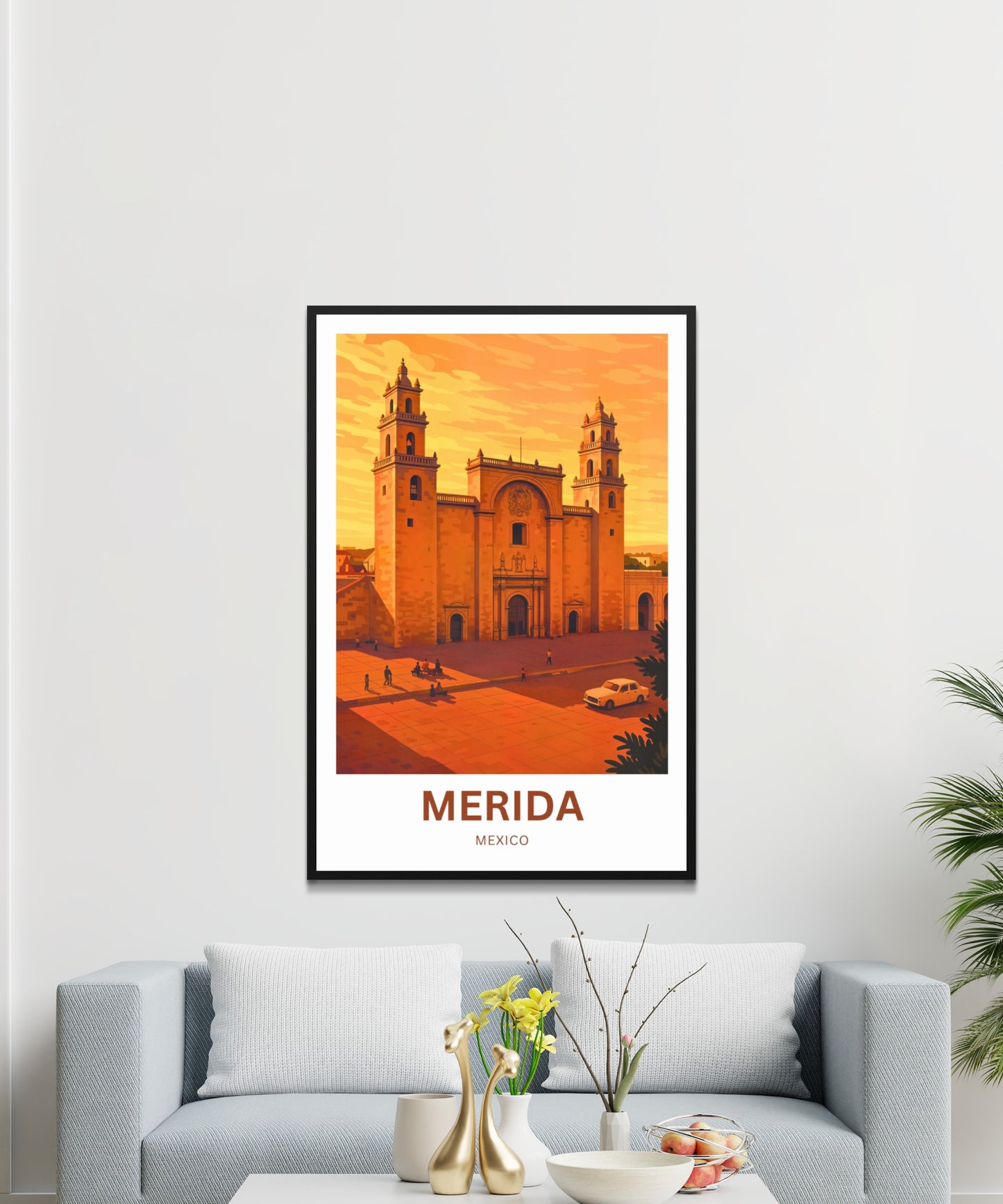 Mérida Travel Poster - Soul of the Yucatán