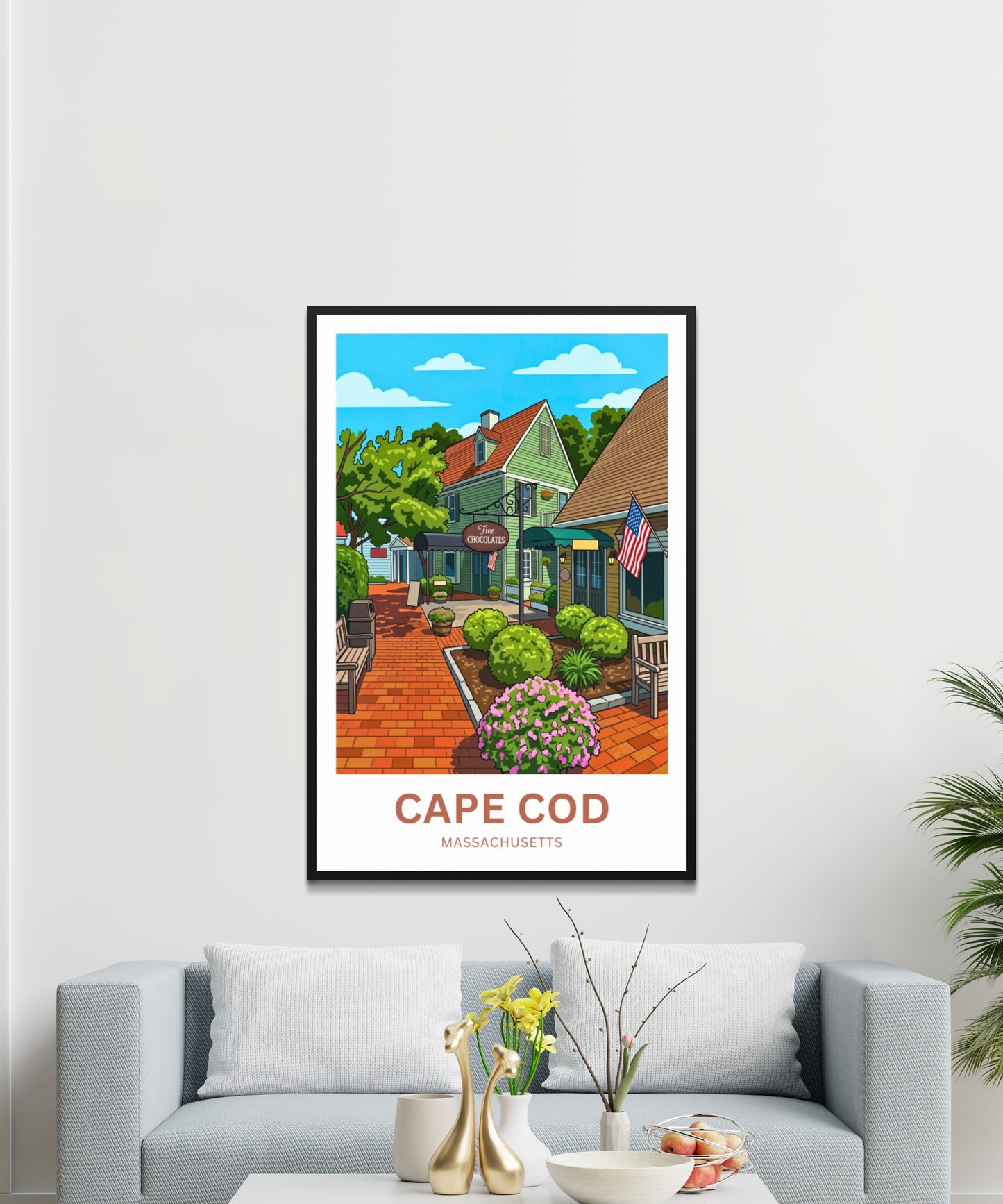 Cape Cod Travel Poster - Sweets shops