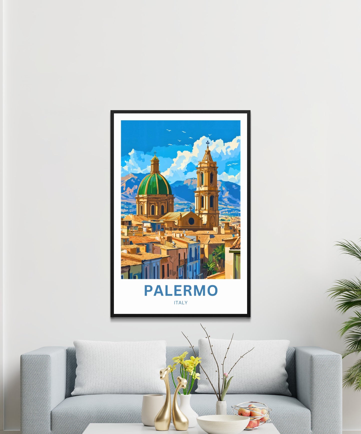Palermo Travel Poster- Sicily