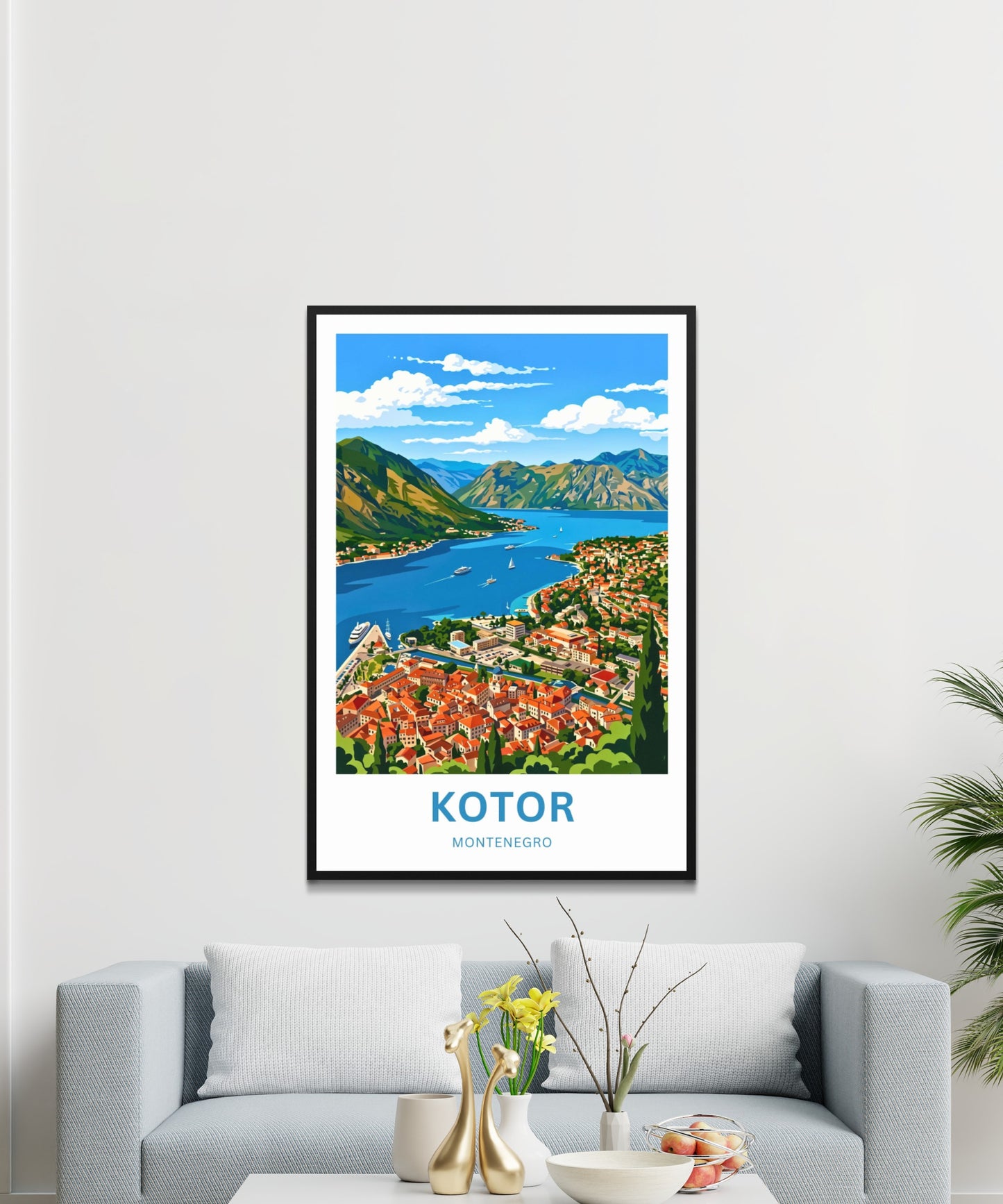 Kotor Travel Poster - Adriatic Escape