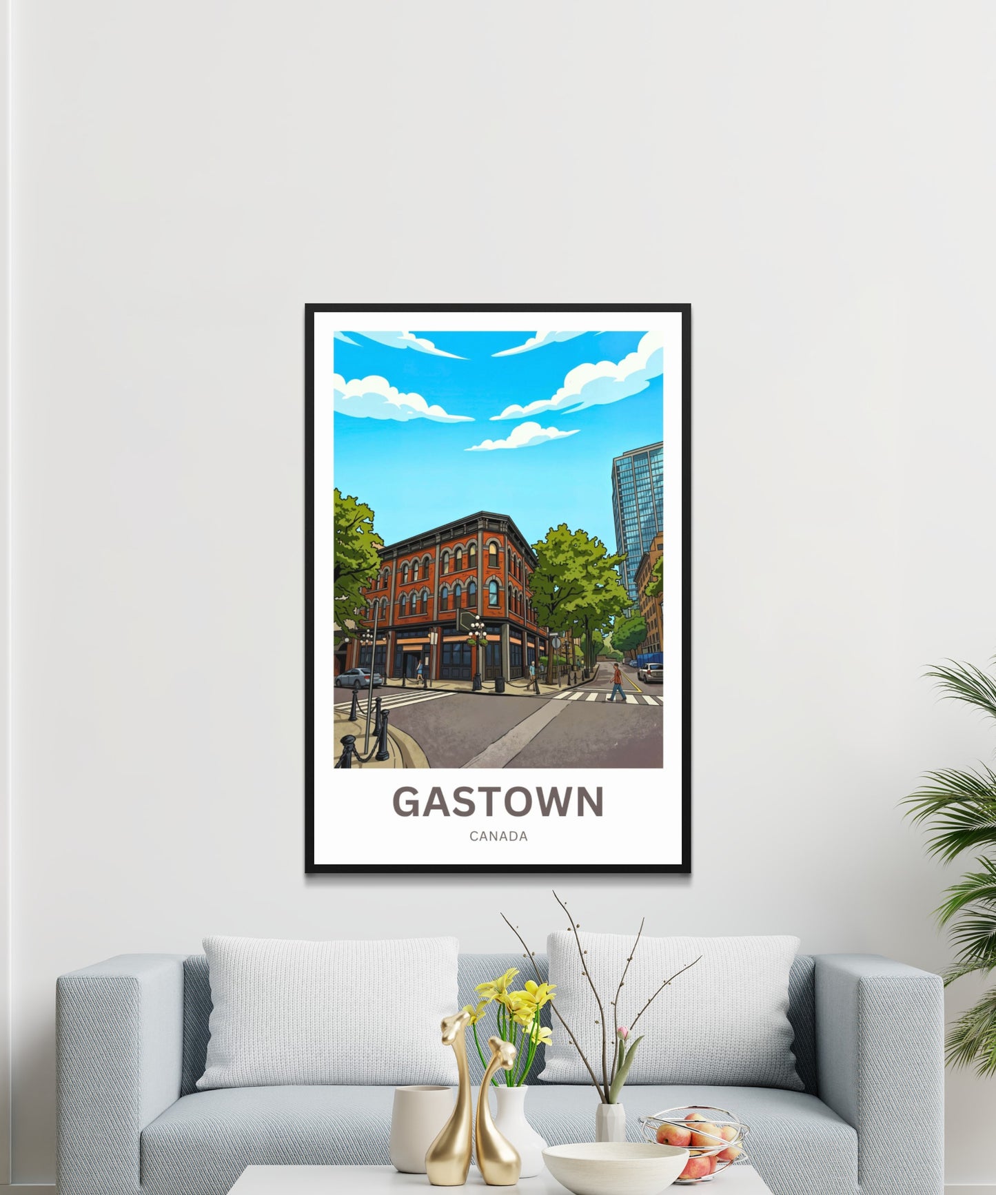 Gastown Travel Poster - Classic Streets
