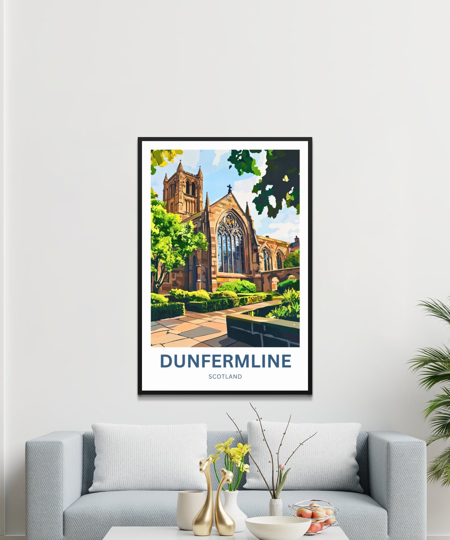 Dunfermline Travel Poster- Scotland
