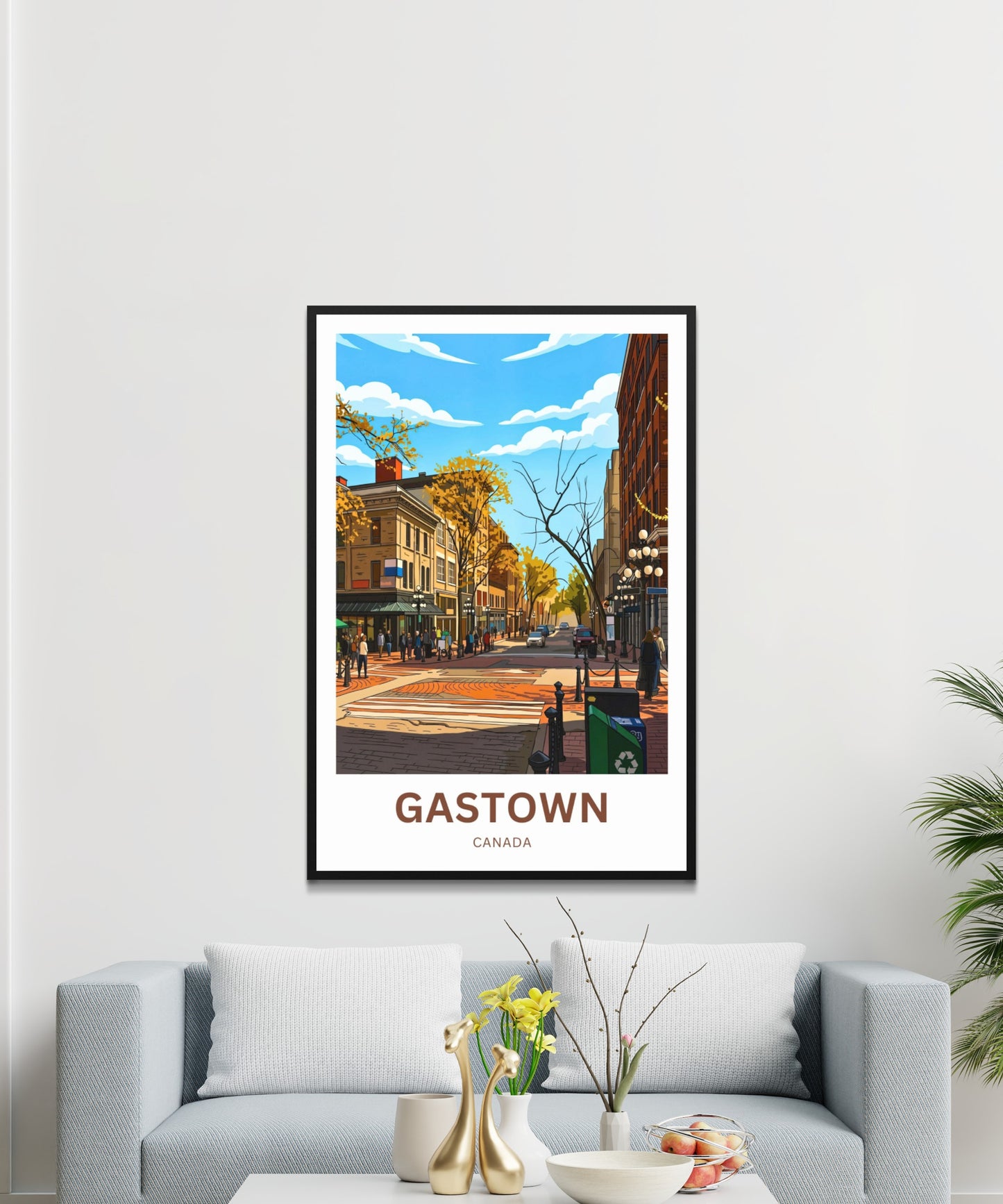 Gastown Travel Poster - Urban Charm
