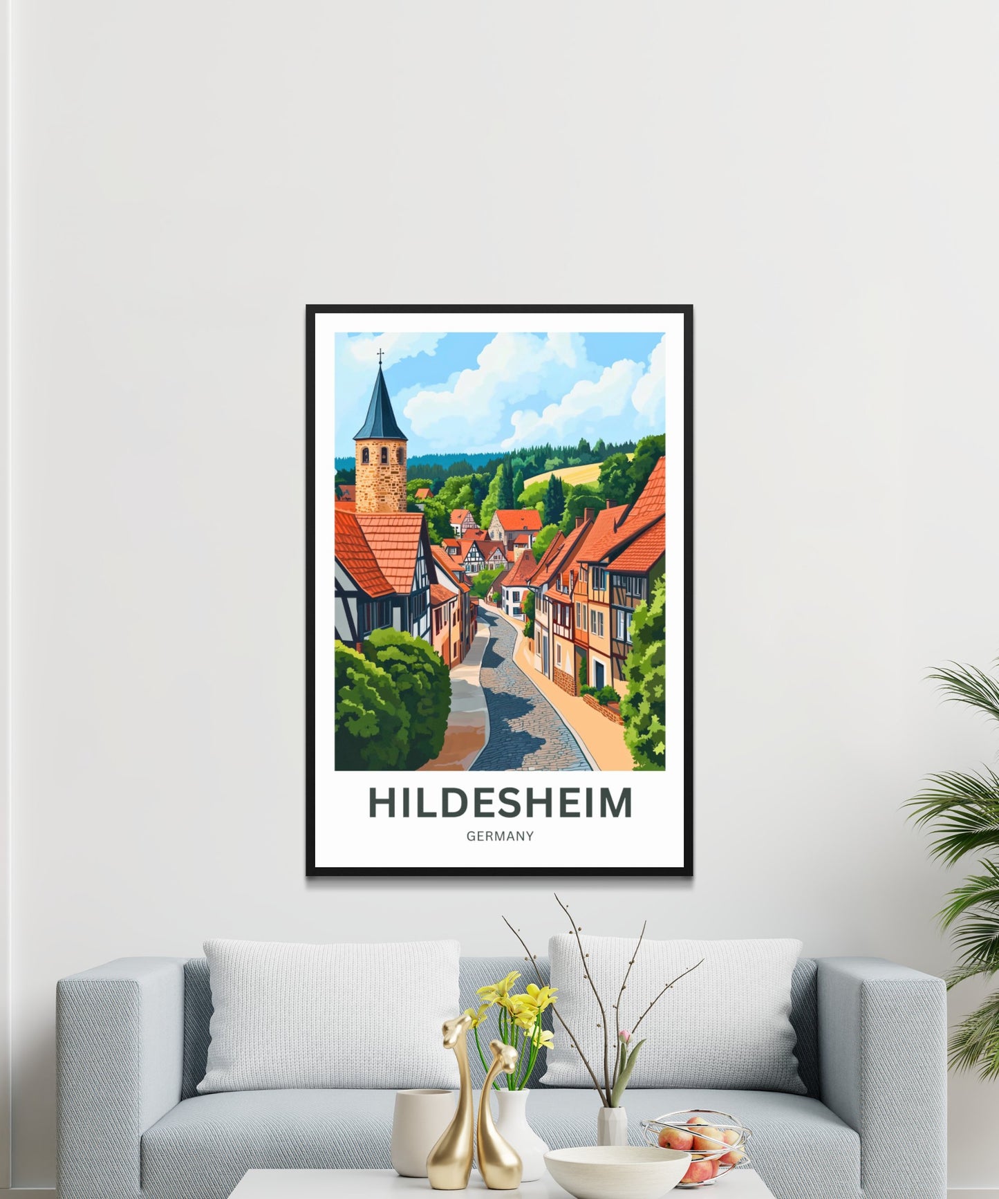 Hildesheim Travel Poster- Stunning Historic Village