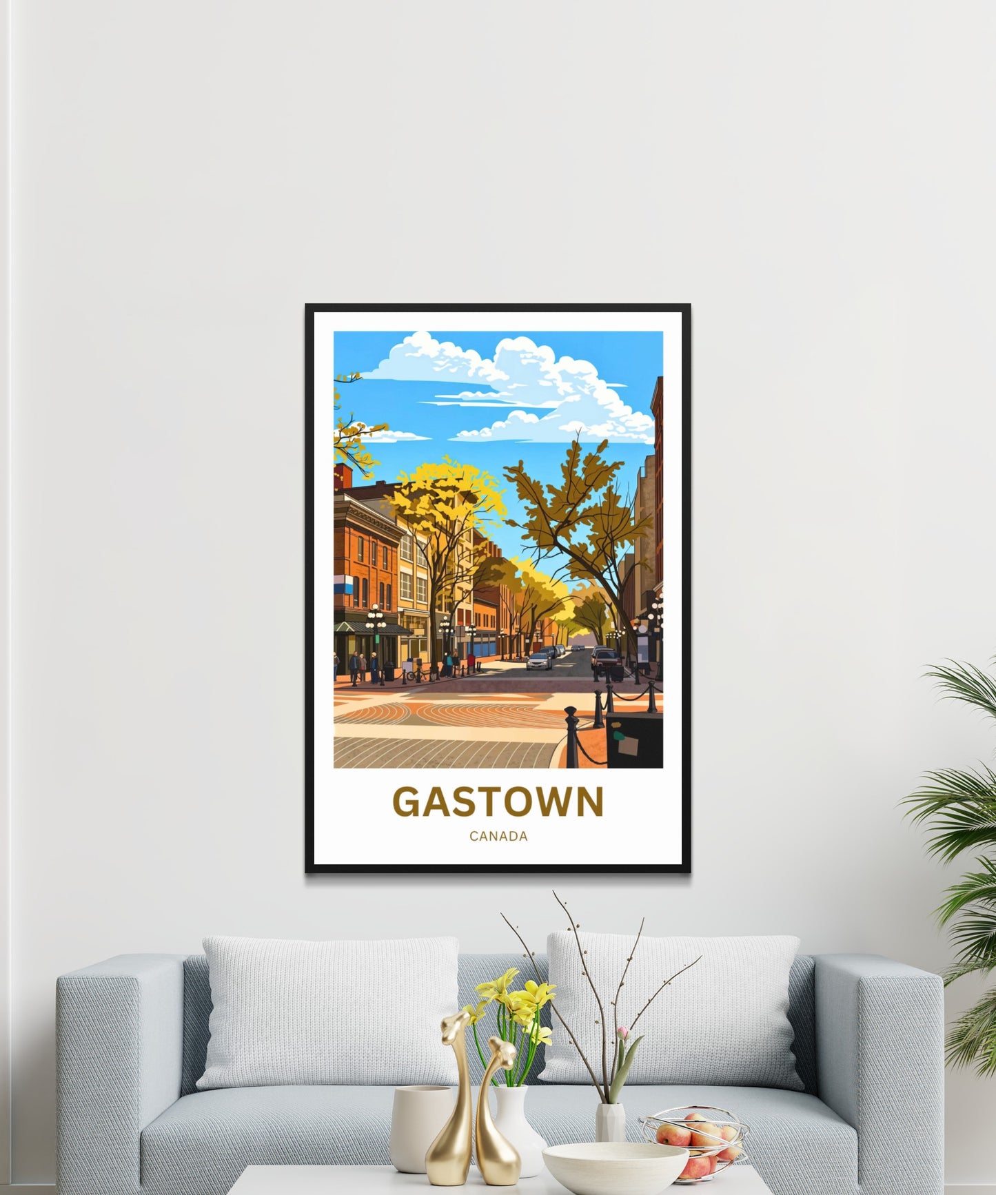 Gastown Travel Poster - City Street