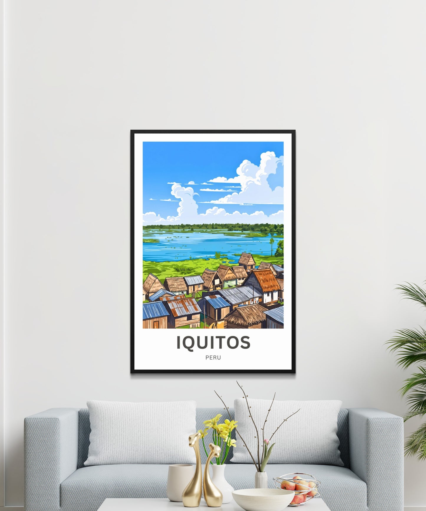 Iquitos Travel Poster - Rainforest Life