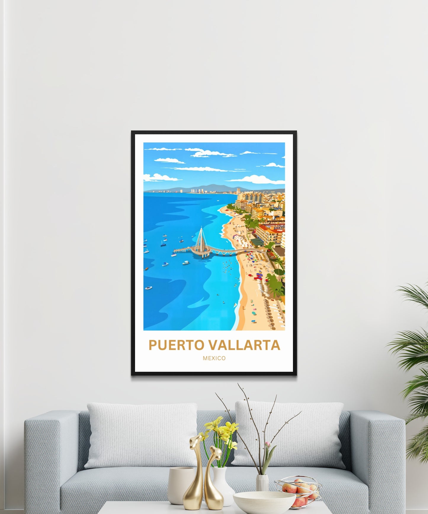 Puerto Vallarta Travel Poster