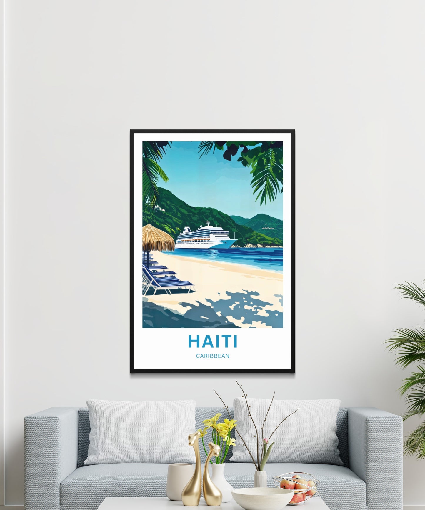 Haiti Travel Poster - Dockside Dreams