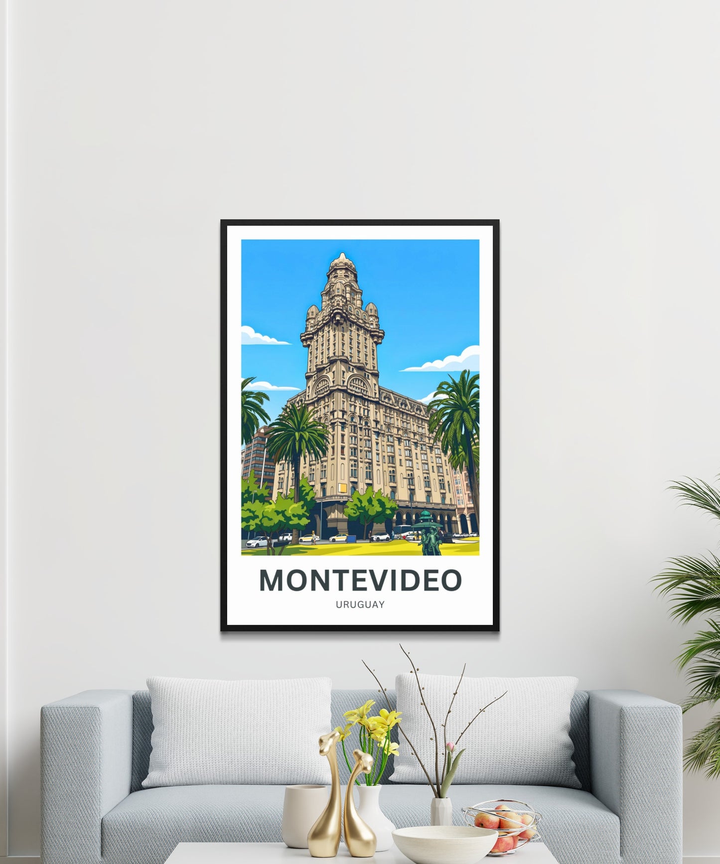 Montevideo Travel Poster - Uruguay