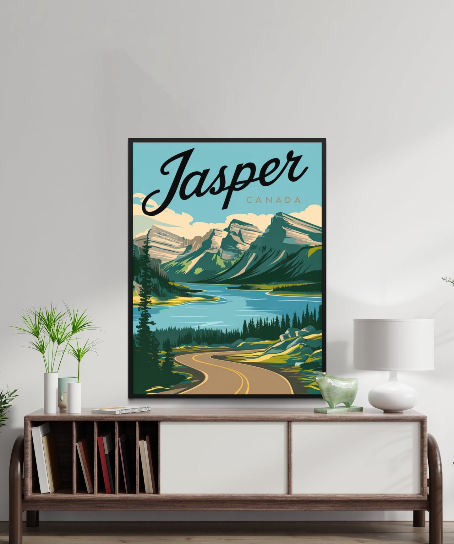 Jasper Vintage Travel Poster - Scenic Beauty