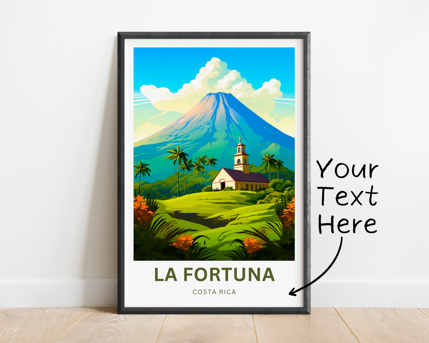 La Fortuna Travel Poster - Natural Wonder
