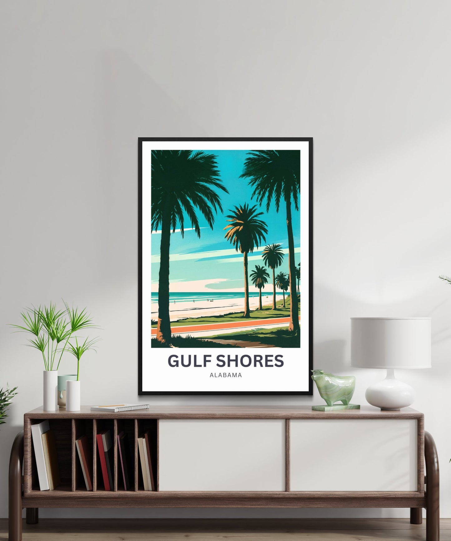 Gulf Shores Travel Print - Charming Southern Beach
