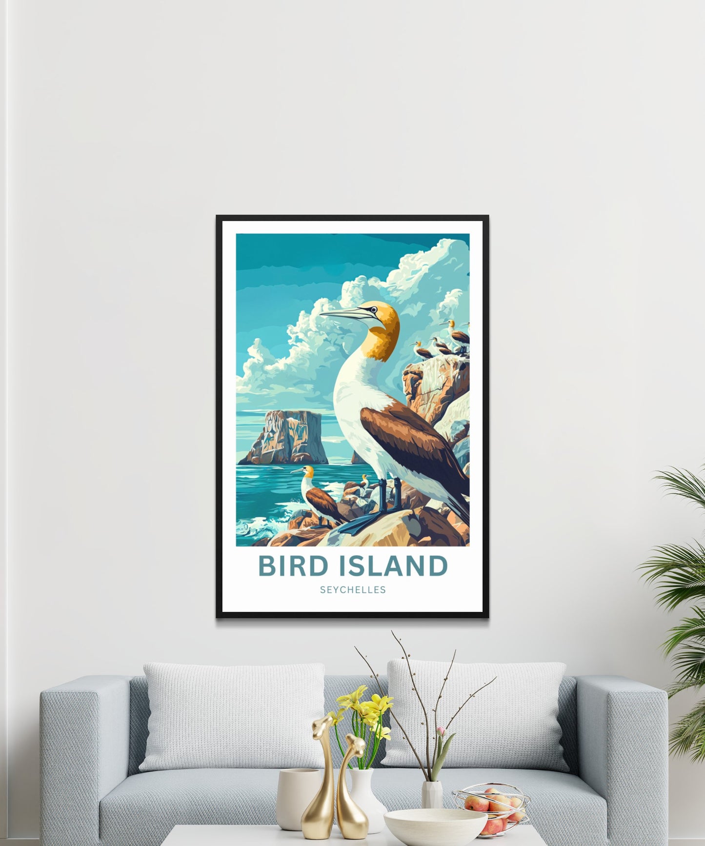 Bird Island Travel Poster