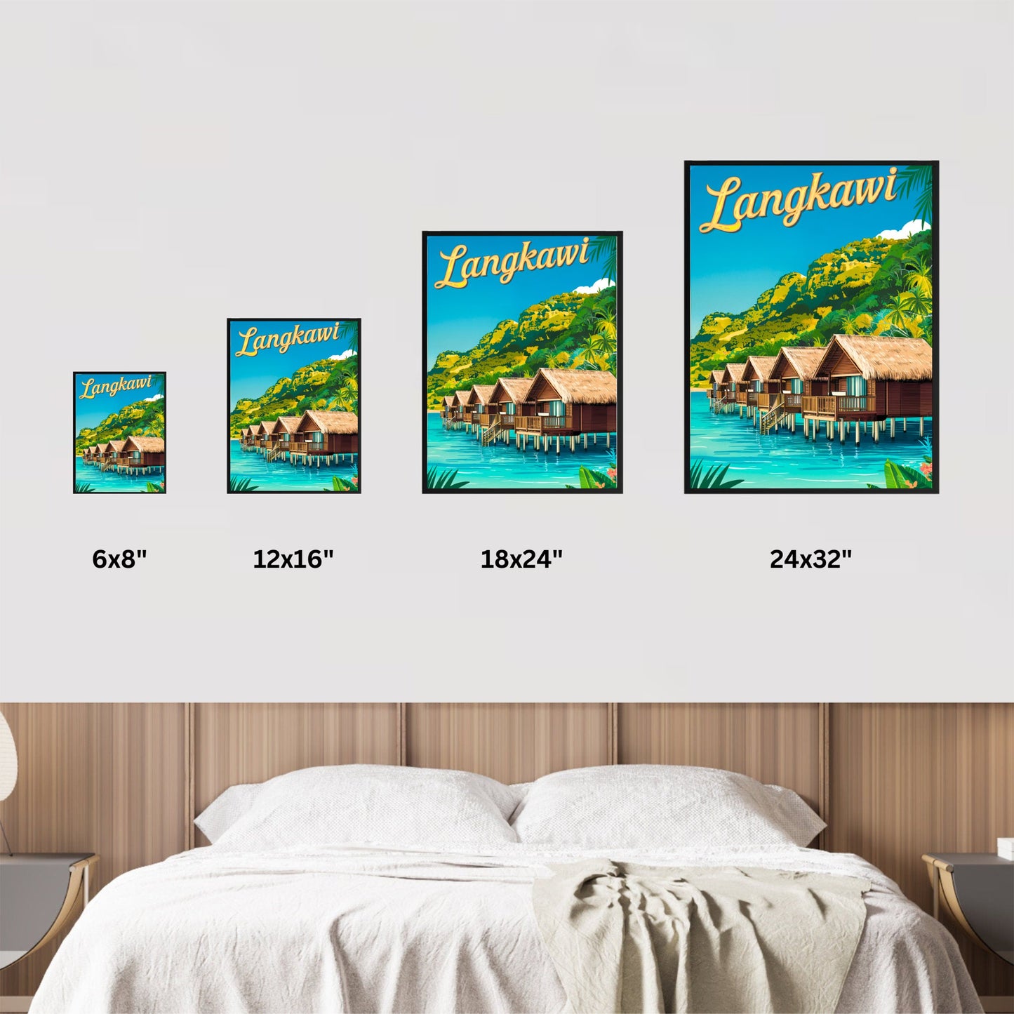 Langkawi Vintage Travel Poster - Pristine Beaches