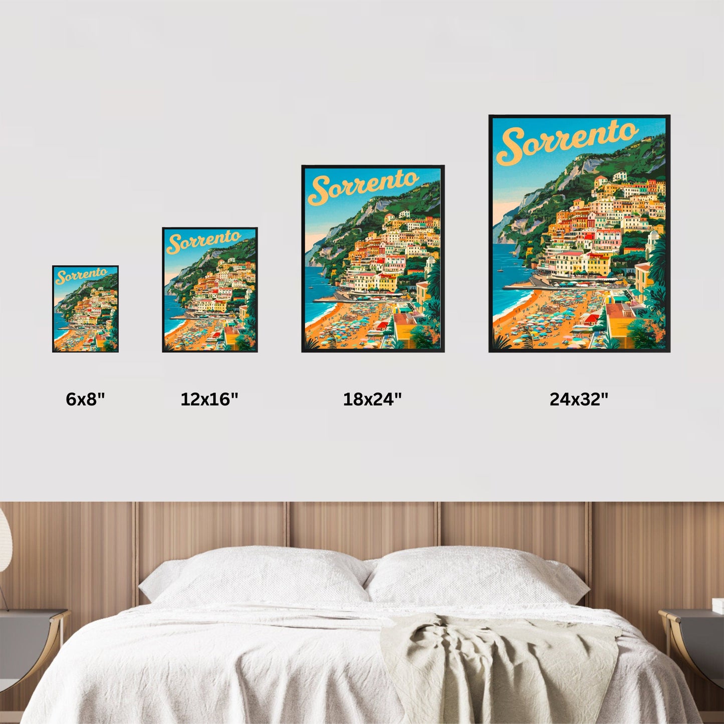 Sorrento Vintage Travel Poster