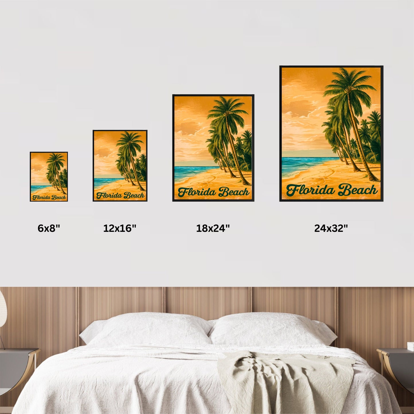Florida Vintage Travel Poster - Coastal Glamour