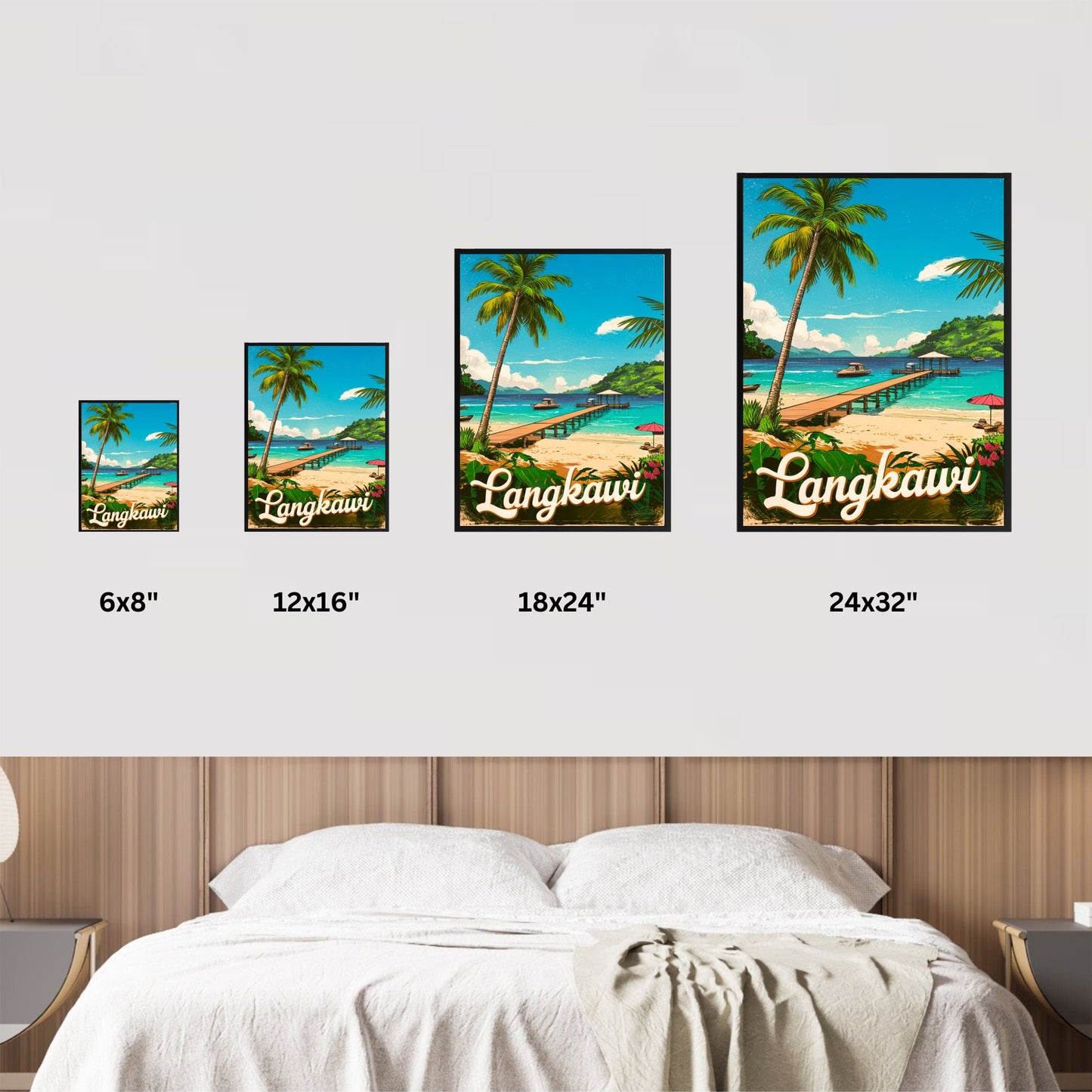 Langkawi Vintage Travel Poster