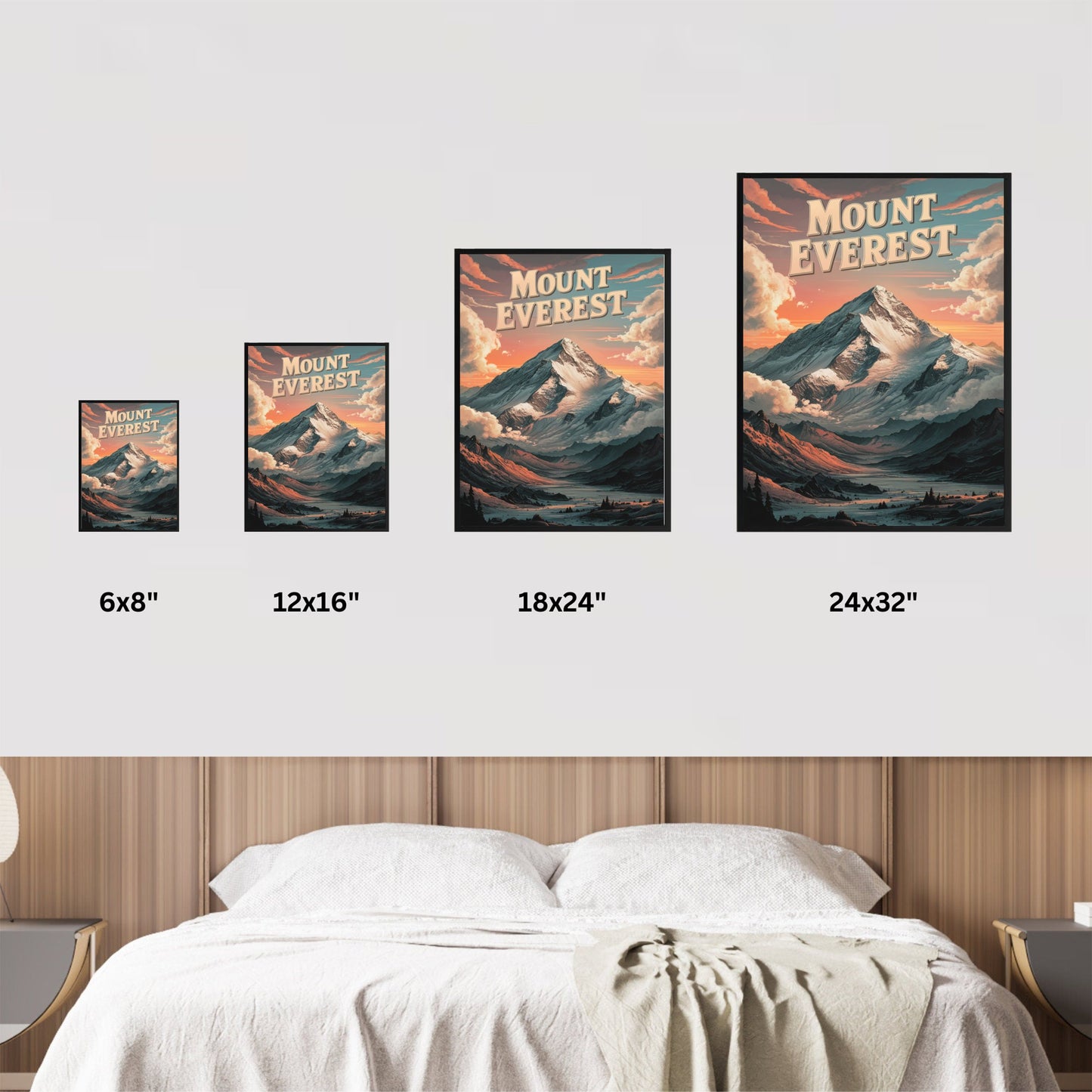 Mount Everest Vintage Travel Poster- Eternal Ascent