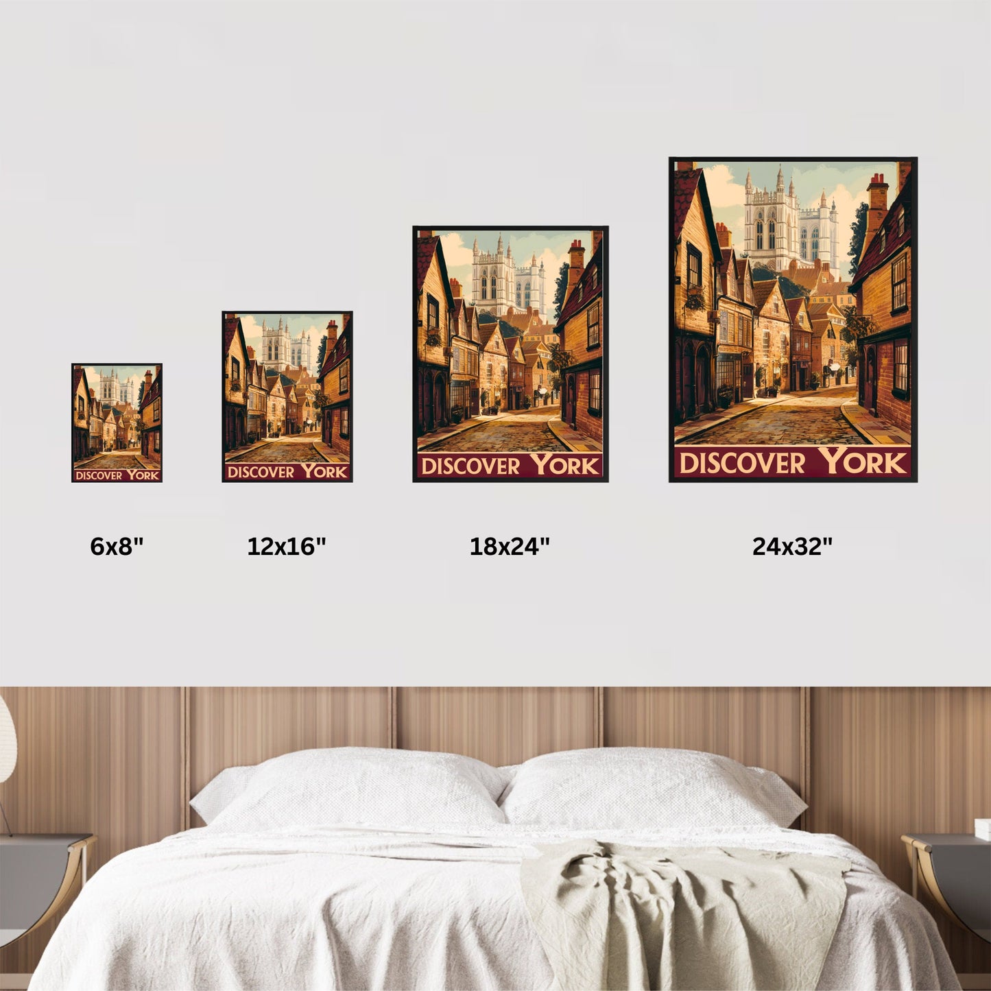 York Vintage Travel Poster - Historic Charm