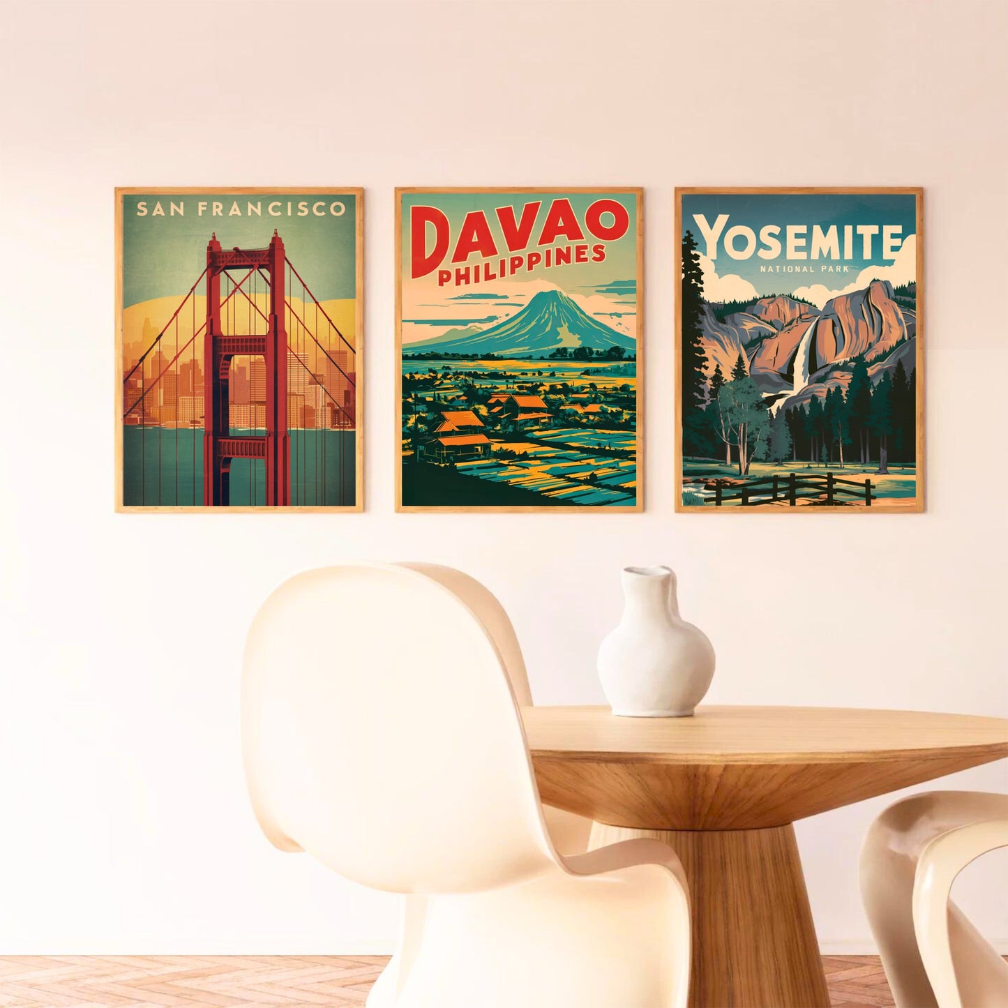 Davao Vintage Travel Poster