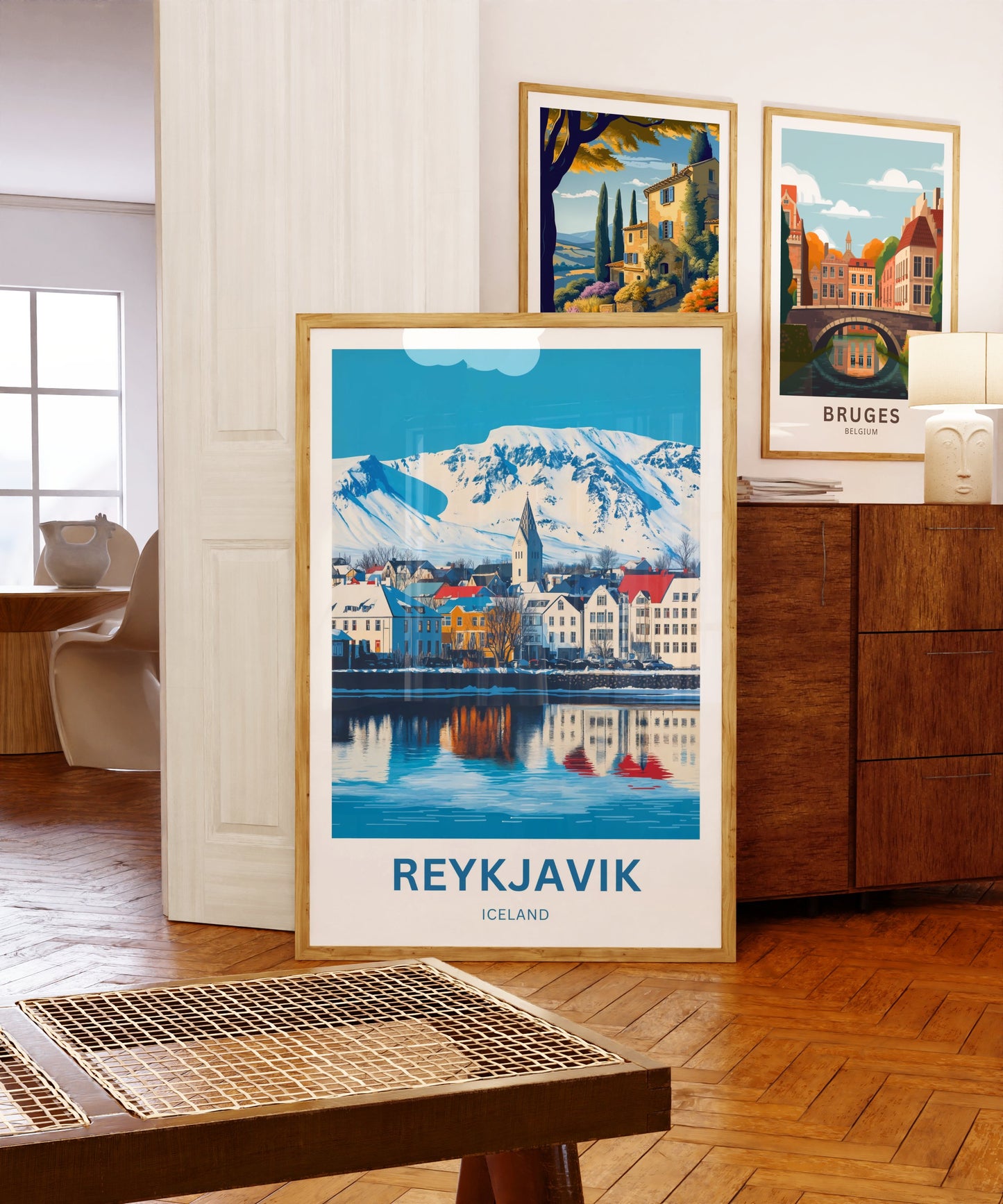 Reykjavik Travel Poster - Iceland
