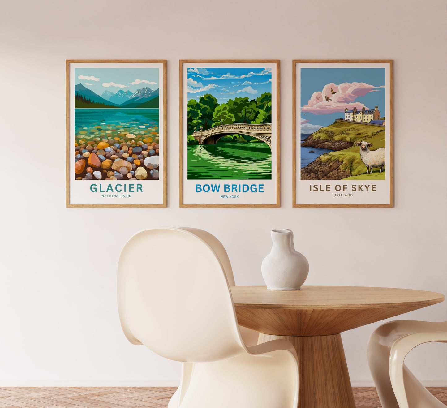 Bow Bridge Travel Poster - New York